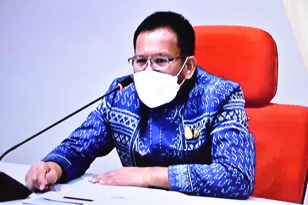 พช.มหาสารคาม ร่วมประชุมชี้แจงแนวทางการใช้จ่ายงบประมาณค่าจัดเก็บข้อมูลความจำเป็นพื้นฐาน(จปฐ.) และข้อมูลพื้นฐานระดับหมู่บ้าน (กชช.2 ค) ประจำปีงบประมาณ พ.ศ.2564 ผ่านระบบวิดีทัศน์ทางไกล (Video Conference)