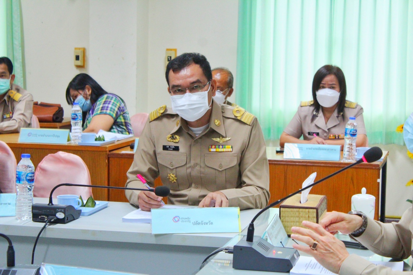 พช.มหาสารคาม ประชุมคณะกรรมการประสานและขับเคลื่อนนโยบายสานพลังประชารัฐประจำจังหวัดมหาสารคาม (คสป.) ครั้งที่ 1/2564