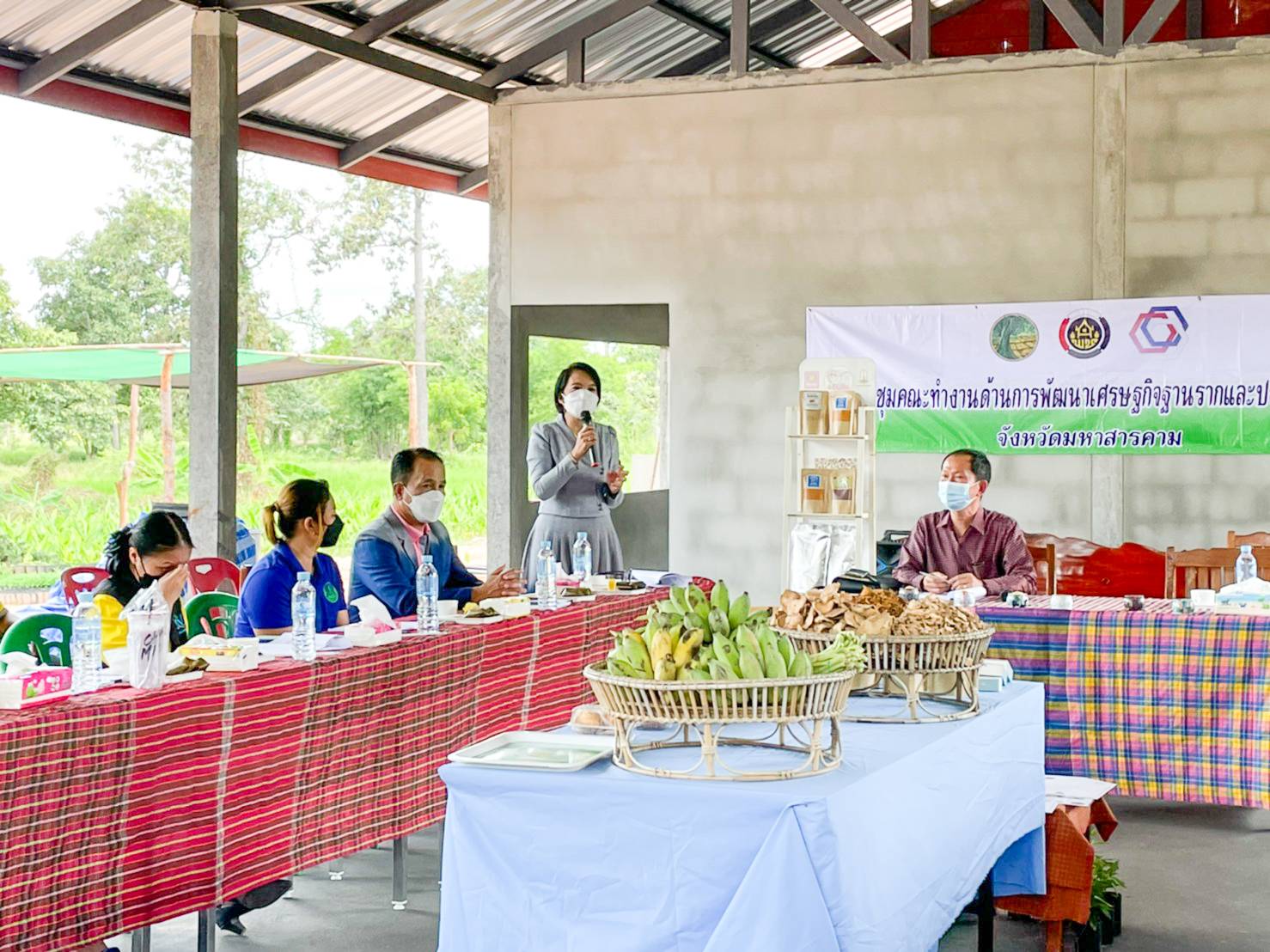 พช.มหาสารคาม จัดประชุมคณะการทำงานด้านการพัฒนาเศรษฐกิจฐานรากและประชารัฐจังหวัดมหาสารคาม (E3)