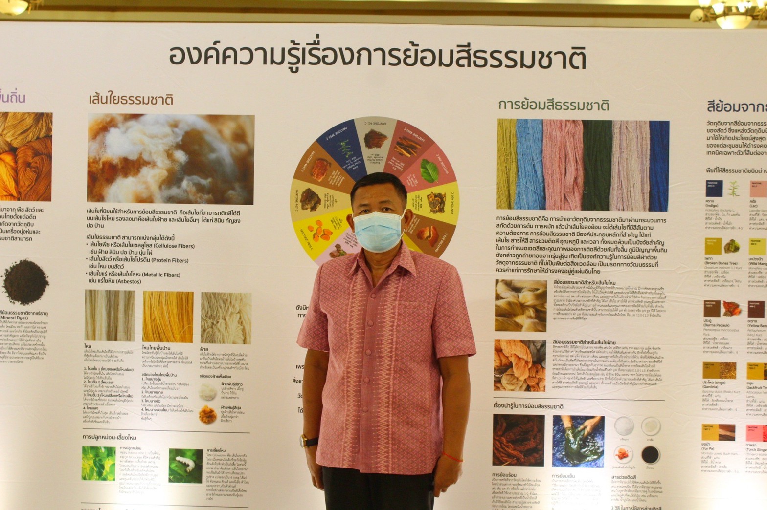 พช. มหาสารคามร่วมพิธีเปิดโครงการพัฒนาผลิตภัณฑ์ผ้าและเครื่องแต่งกายให้เป็น Premium OTOP กิจกรรมที่ ๓ สร้างการรับรู้ภูมิปัญญาผ้าและเครื่องแต่งกาย จังหวัดมหาสารคาม