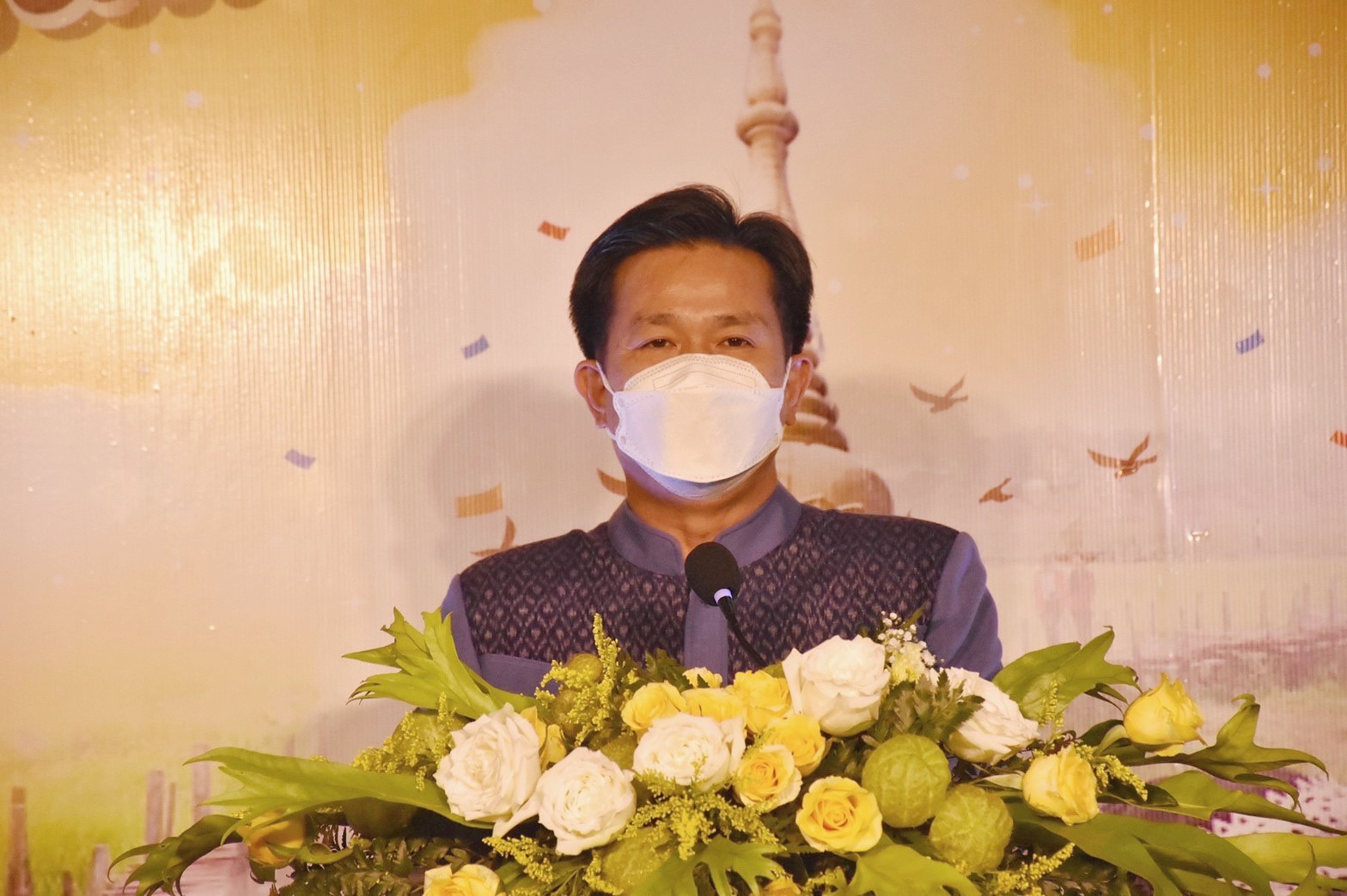 พช.จังหวัดมหาสารคามร่วมพิธีเปิดโครงการตามแผนปฏิบัติราชการประจำปีของกลุ่มจังหวัดภาคตะวันออกเฉียงเหนือตอนกลาง ประจำปีงบประมาณ พ.ศ.2564 โครงการยกระดับผลิตภัณฑ์ชุมชนให้ได้มาตรฐานกิจกรรมการจัดแสดงและจำหน่ายผลิตภัณฑ์ OTOP งาน”มหาสารคาม ร้อยแก่นสารสินธุ์ ดินแดนแห่งความสุข”