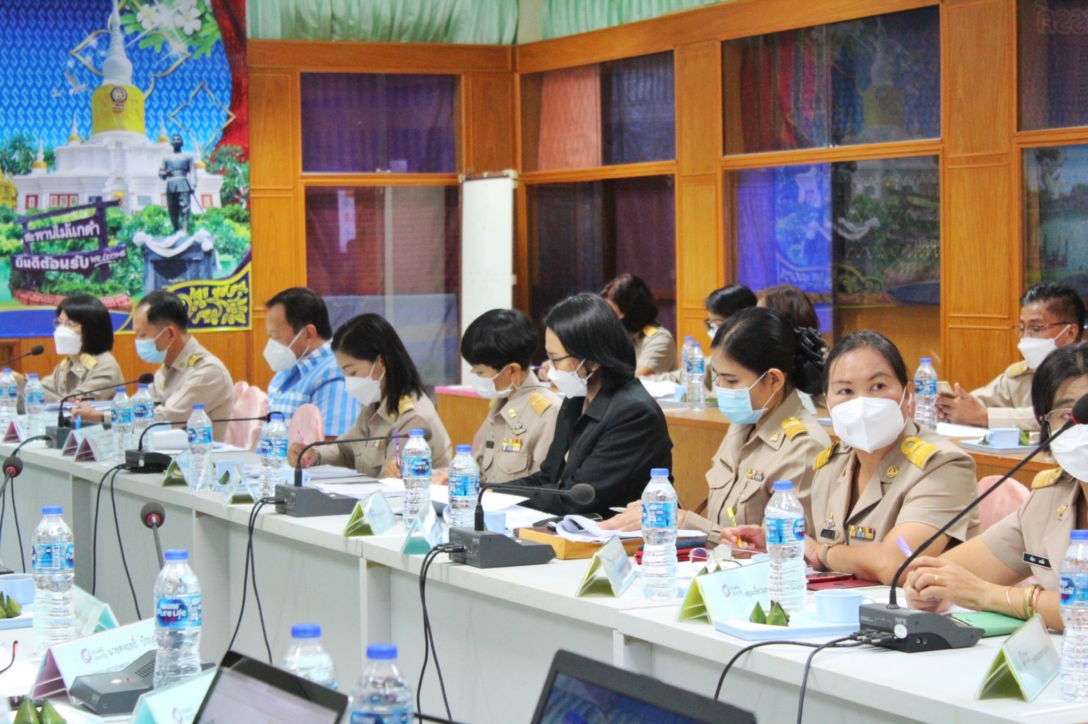 พช.มหาสารคาม ประชุมคณะกรรมการประสานและขับเคลื่อนนโยบายสานพลังประชารัฐประจำจังหวัดมหาสารคาม (คสป.) ครั้งที่ 1/2564