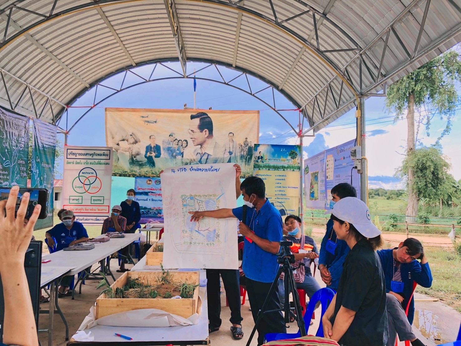 พช.มหาสารคามจัดกิจกรรมฝึกอบรมเพิ่มทักษะระยะสั้นการพัฒนากสิกรรมสู่ระบบเศรษฐกิจพอเพียง (แบบออนไลน์) ผ่านระบบ Zoom Cloud Meeting ตาม โครงการพัฒนาพื้นที่ต้นแบบการพัฒนาคุณภาพขีวิตตามหลักทฤษฎีใหม่ ประยุกต์สู่ “โคก หนองนา โมเดล”
