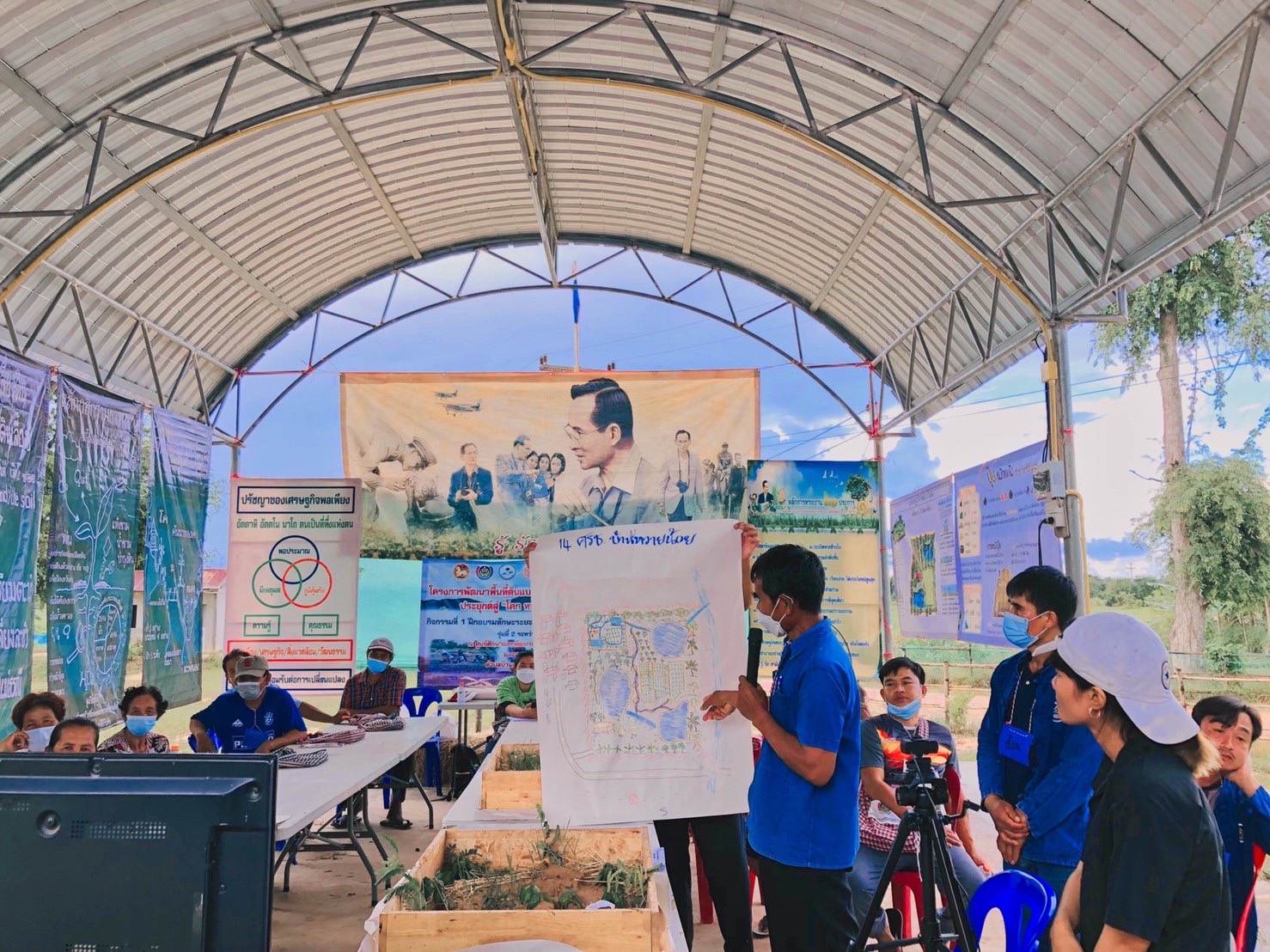 พช.มหาสารคามจัดกิจกรรมฝึกอบรมเพิ่มทักษะระยะสั้นการพัฒนากสิกรรมสู่ระบบเศรษฐกิจพอเพียง (แบบออนไลน์) ผ่านระบบ Zoom Cloud Meeting ตาม โครงการพัฒนาพื้นที่ต้นแบบการพัฒนาคุณภาพขีวิตตามหลักทฤษฎีใหม่ ประยุกต์สู่ “โคก หนองนา โมเดล”