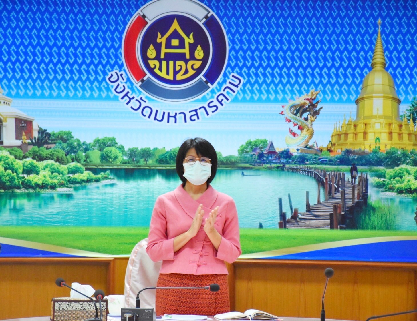 พช.มหาสารคาม ร่วมประชุมกรมการพัฒนาชุมชน ครั้งที่ 10/2564 ผ่านระบบวีดีทัศน์ทางไกล (Video Conference)