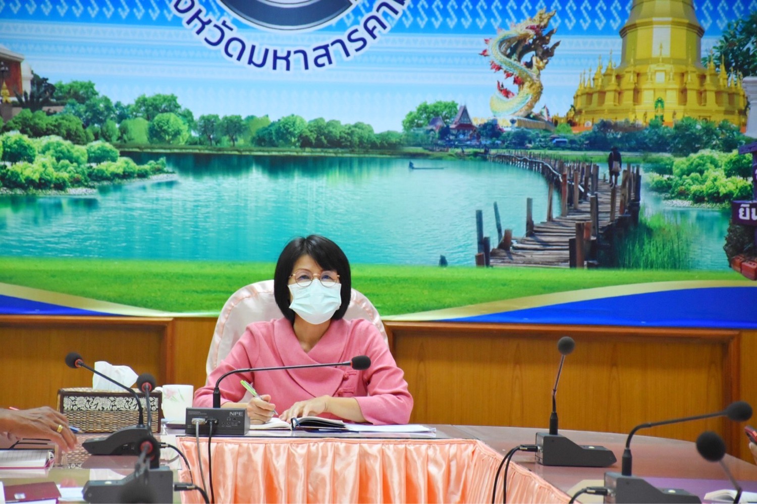 พช.มหาสารคาม ร่วมประชุมกรมการพัฒนาชุมชน ครั้งที่ 10/2564 ผ่านระบบวีดีทัศน์ทางไกล (Video Conference)