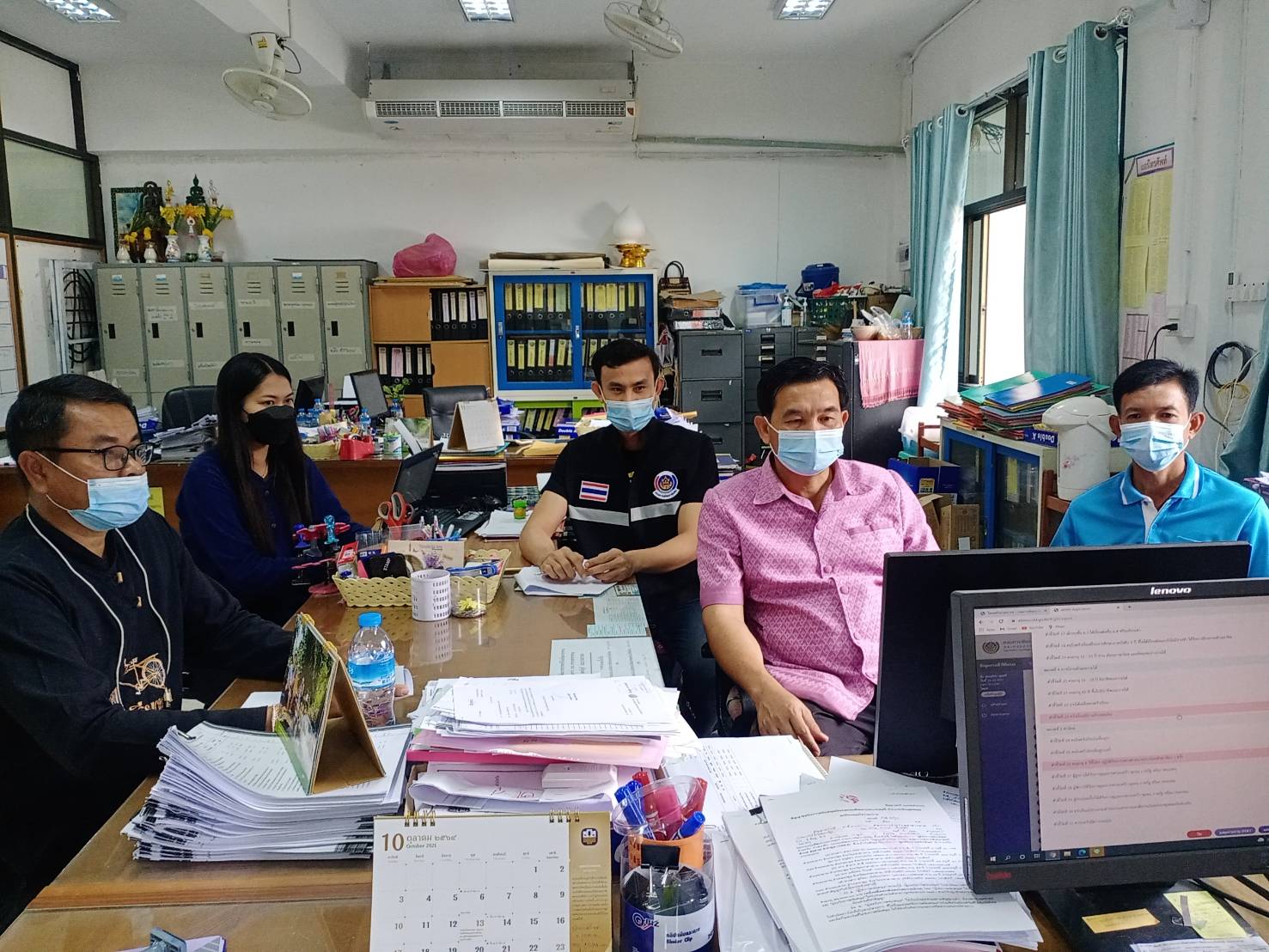 พช.มหาสารคาม ร่วมประชุมกรมการพัฒนาชุมชน ครั้งที่ 10/2564 ผ่านระบบวีดีทัศน์ทางไกล (Video Conference)