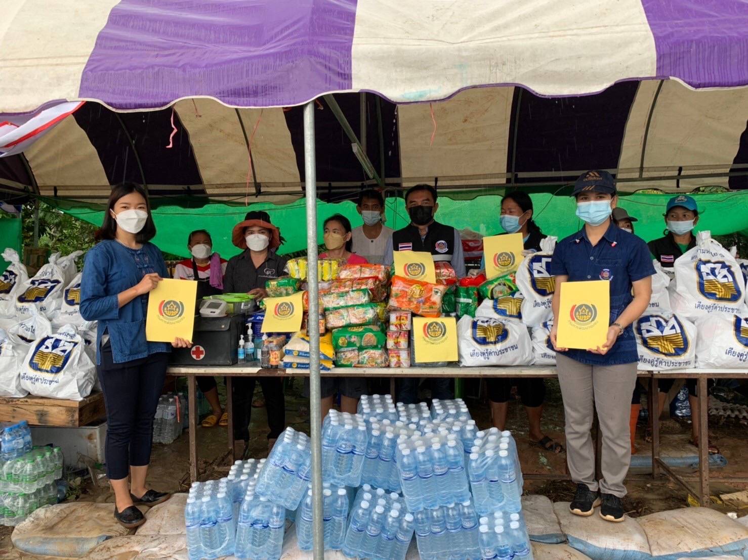 พช. มหาสารคาม “รวมน้ำใจช่วยเหลือผู้ประสบอุทกภัย จังหวัดมหาสารคาม”