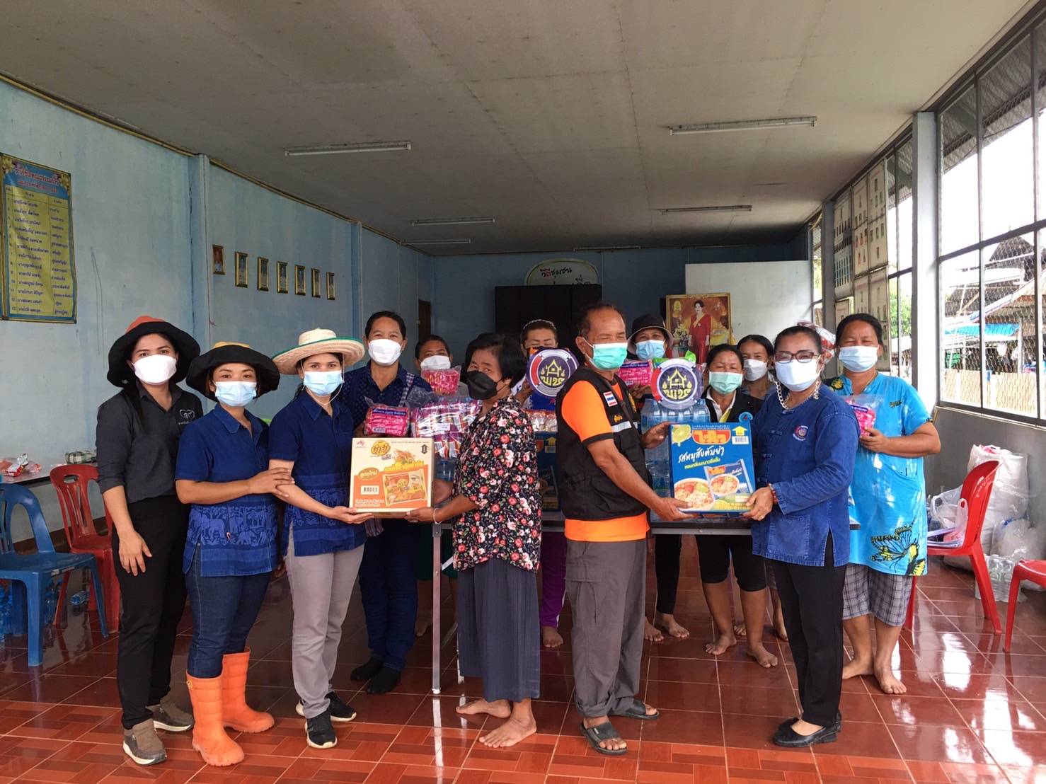 พช. มหาสารคาม “รวมน้ำใจช่วยเหลือผู้ประสบอุทกภัย จังหวัดมหาสารคาม”