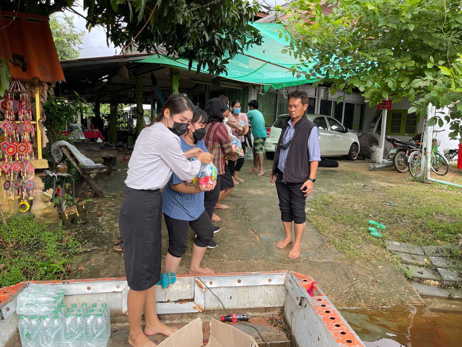 พช. มหาสารคาม “รวมน้ำใจช่วยเหลือผู้ประสบอุทกภัย จังหวัดมหาสารคาม”