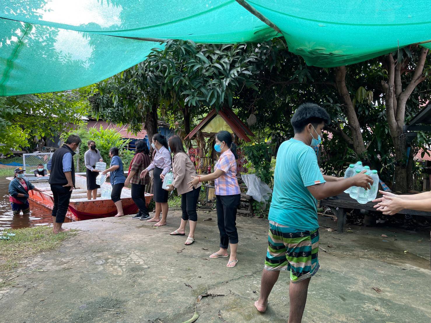 พช. มหาสารคาม “รวมน้ำใจช่วยเหลือผู้ประสบอุทกภัย จังหวัดมหาสารคาม”