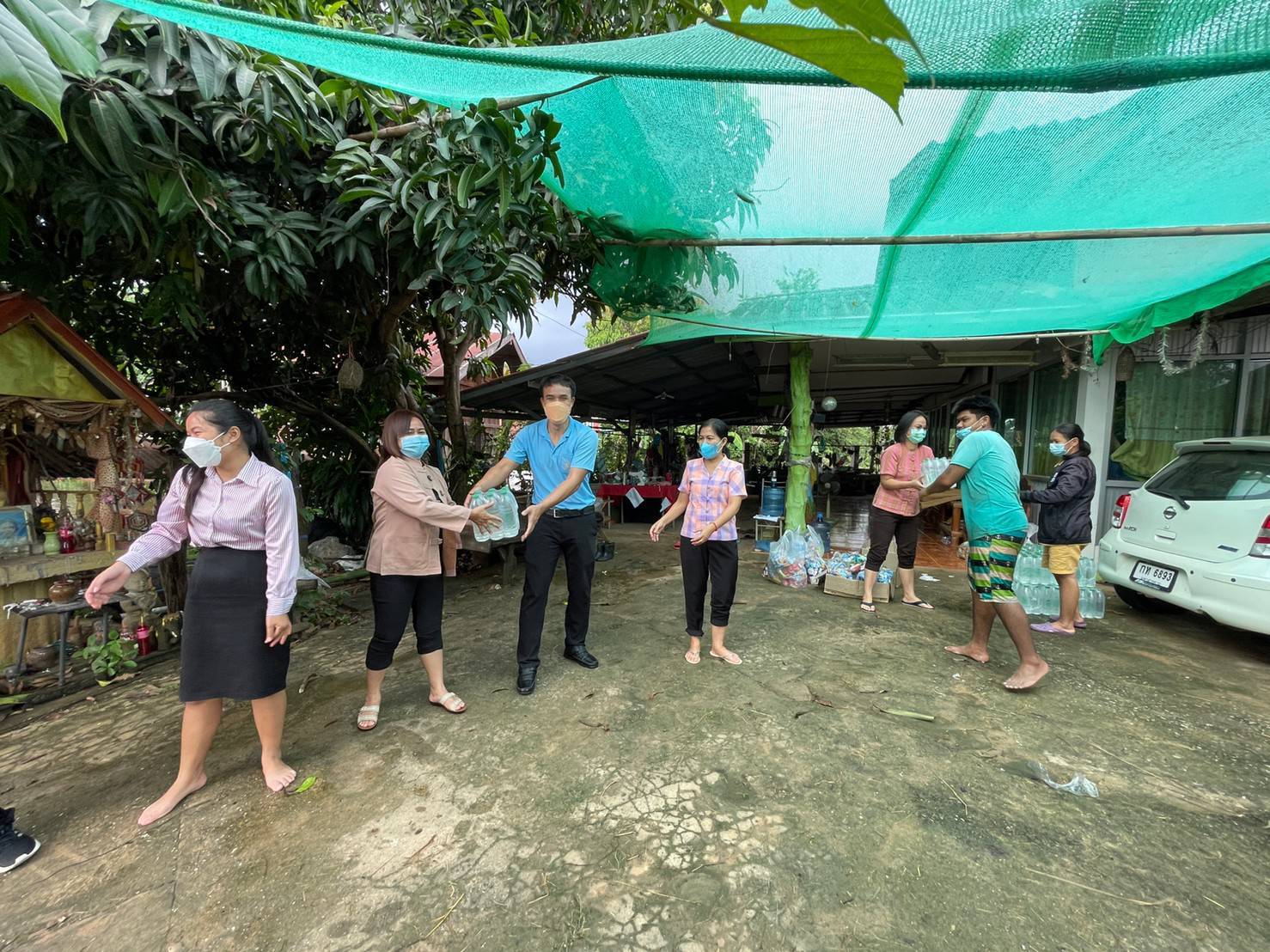 พช. มหาสารคาม “รวมน้ำใจช่วยเหลือผู้ประสบอุทกภัย จังหวัดมหาสารคาม”