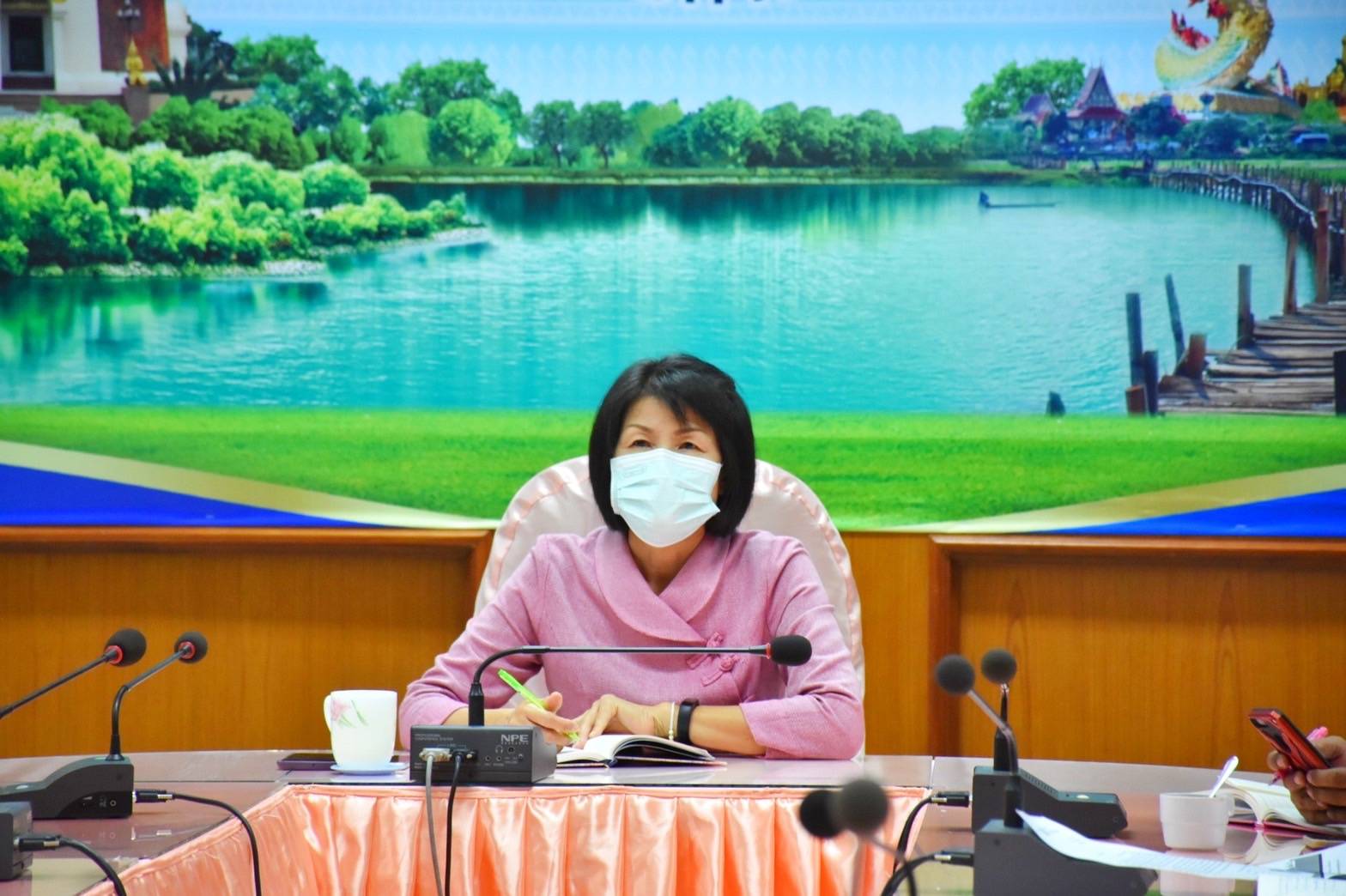 พช.มหาสารคาม ร่วมประชุมรับมอบนโยบาย และแนวทางการดำเนินงานพัฒนาชุมชน ประจำปีงบประมาณ พ.ศ. 2565