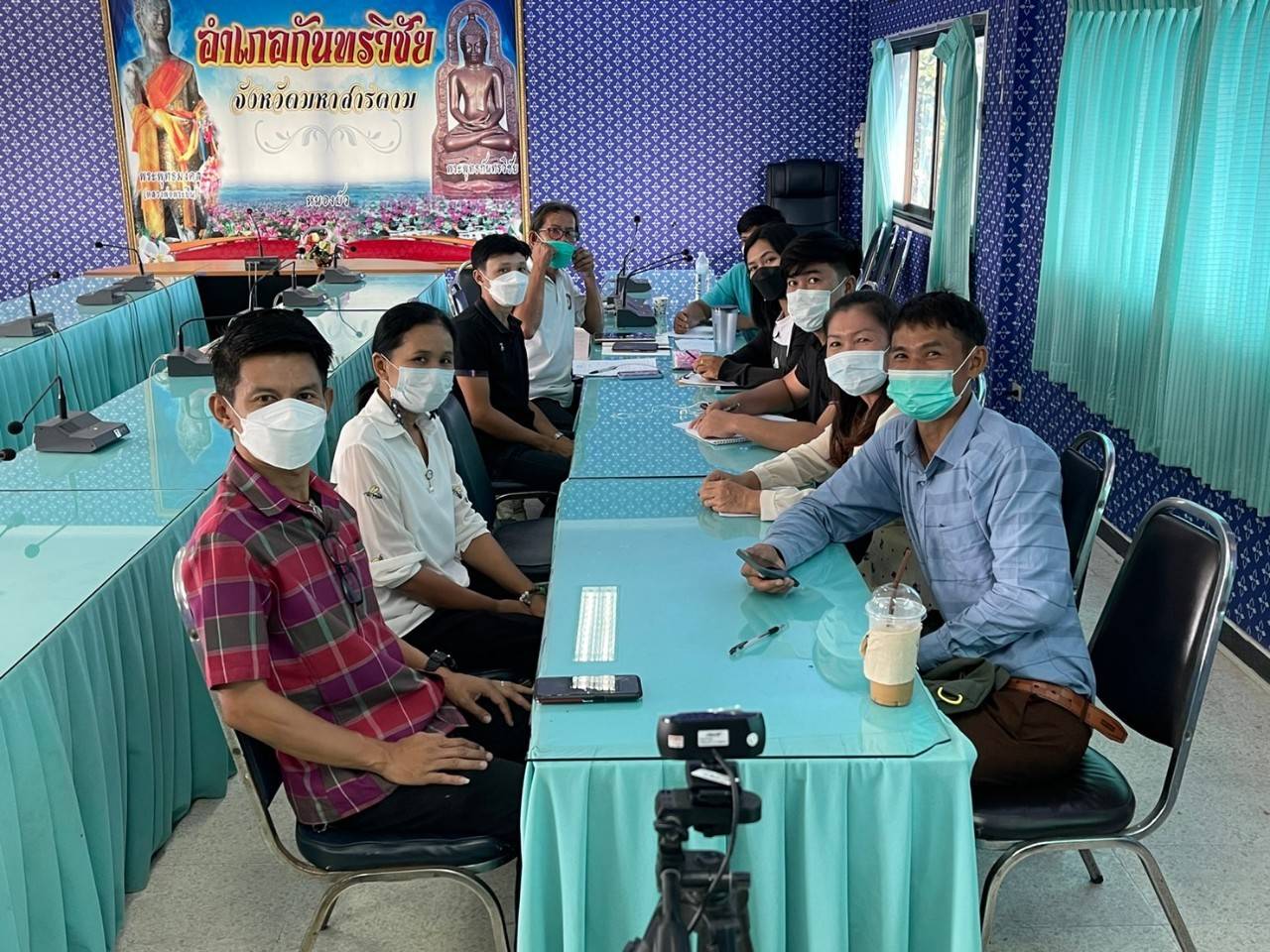 พช.มหาสารคาม ร่วมอบรมหลักสูตรระยะสั้น “การใช้แผนที่ เครื่องมือภูมิสารสนเทศ เพื่อการสำรวจและจัดทำข้อมูลกายภาพเศรษฐกิจ สังคม และสิ่งแวดล้อม” ตามโครงการพัฒนาพื้นที่ต้นแบบการพัฒนาคุณภาพชีวิตตามหลัก ทฤษฎีใหม่ ประยุกต์สู่ โคก หนอง นา โมเดล