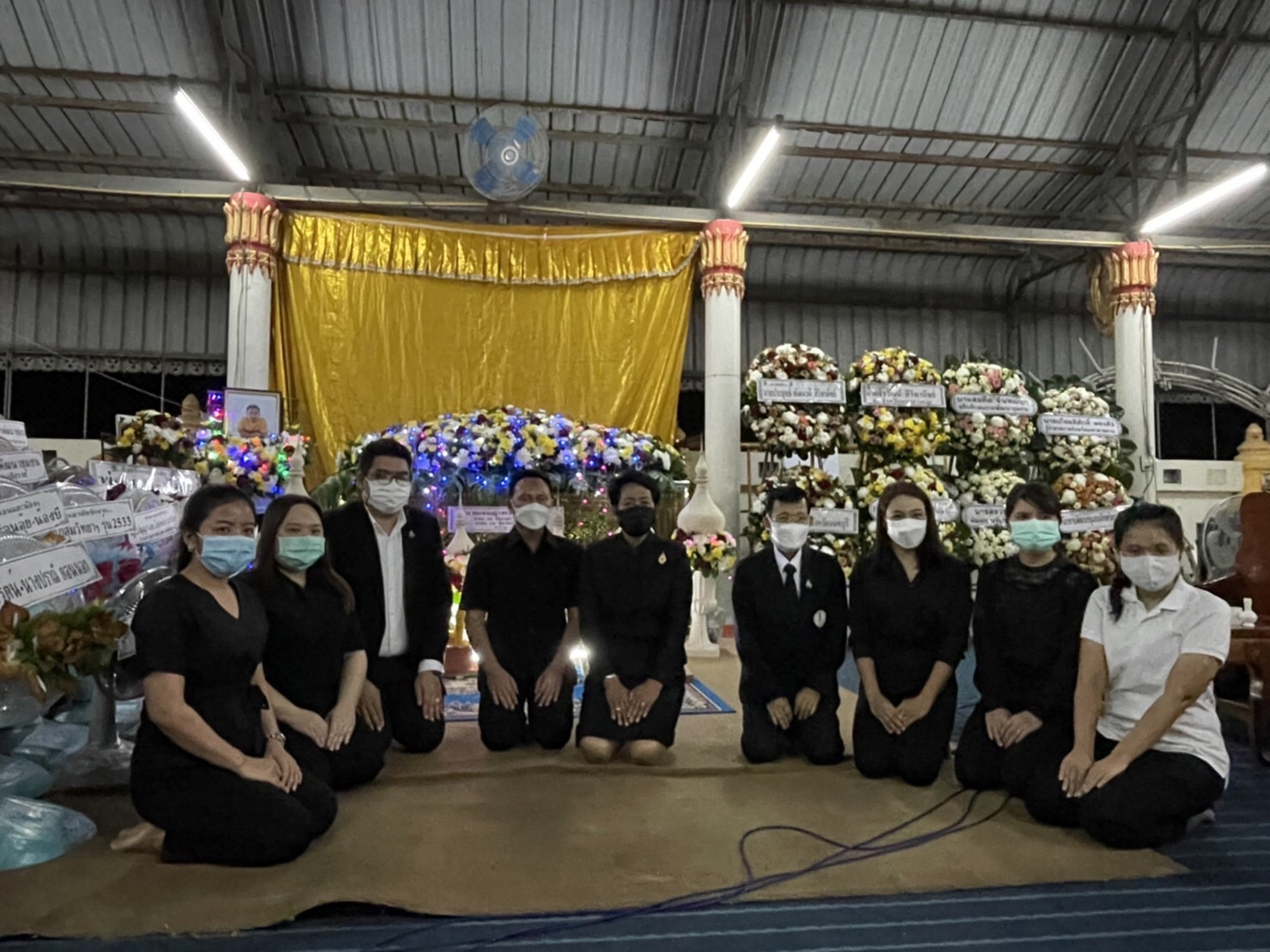 พช.มหาสารคามร่วมเป็นเจ้าภาพสวดพระอภิธรรม​ศพ​ นายเจษฎาพร​ เขิมขันธ์​ บุตรชายนายชัยพร​ เขิมขันธ์​ ผู้อำนวยการกลุ่มงานสารสนเทศการพัฒนาชุมชน​
