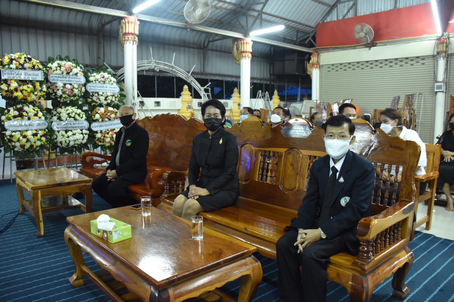 พช.มหาสารคามร่วมเป็นเจ้าภาพสวดพระอภิธรรม​ศพ​ นายเจษฎาพร​ เขิมขันธ์​ บุตรชายนายชัยพร​ เขิมขันธ์​ ผู้อำนวยการกลุ่มงานสารสนเทศการพัฒนาชุมชน​