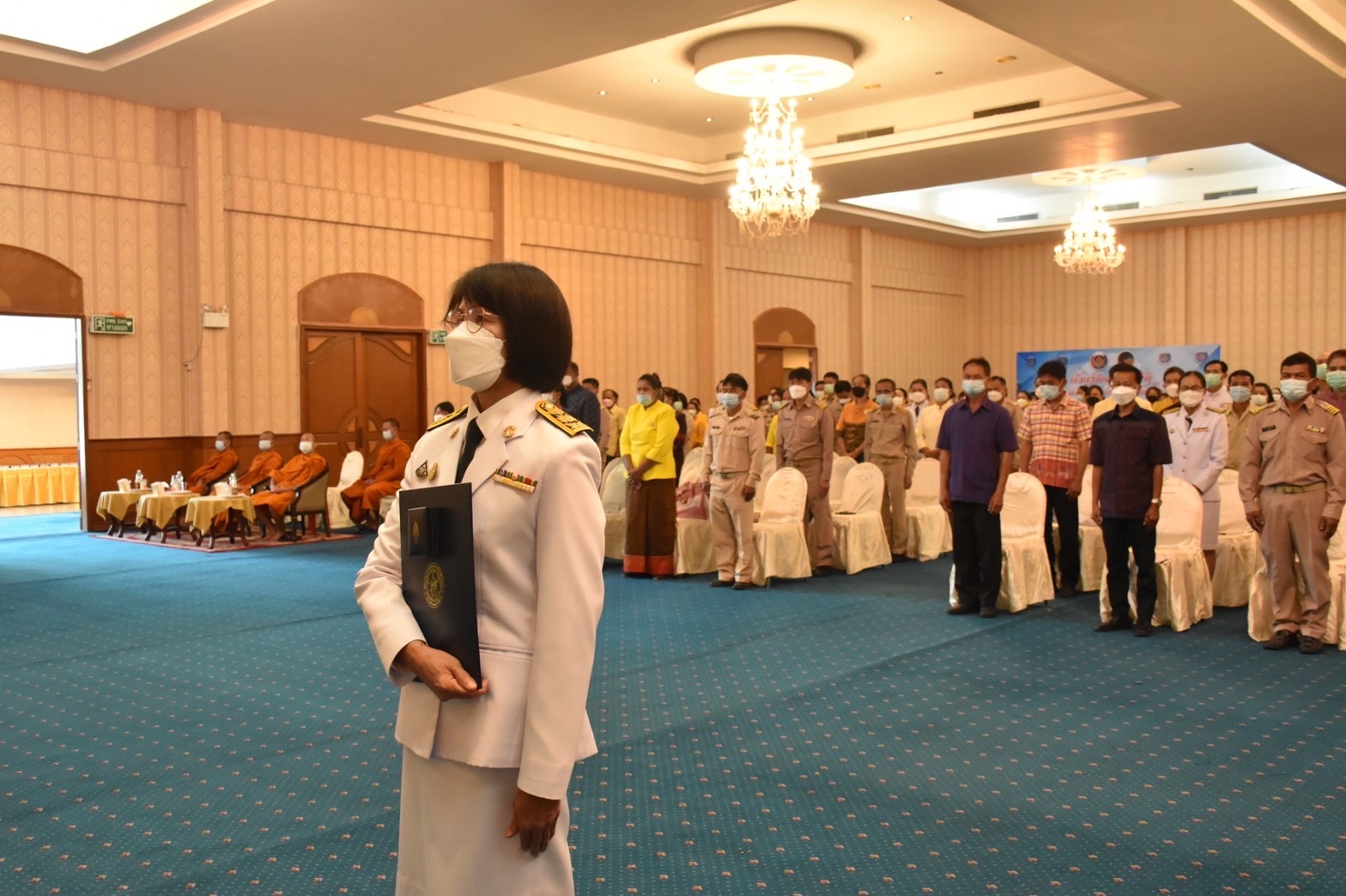 พช.มหาสารคามจัดกิจกรรม”มหกรรมรวมพลังคนดีแห่งแผ่นดิน ปี 2564 เหลียวหลังแลหน้า สานต่องานพัฒนาชุมชนจังหวัดมหาสารคาม”