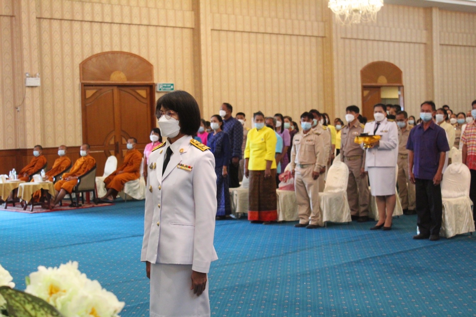 พช.มหาสารคามจัดกิจกรรม”มหกรรมรวมพลังคนดีแห่งแผ่นดิน ปี 2564 เหลียวหลังแลหน้า สานต่องานพัฒนาชุมชนจังหวัดมหาสารคาม”