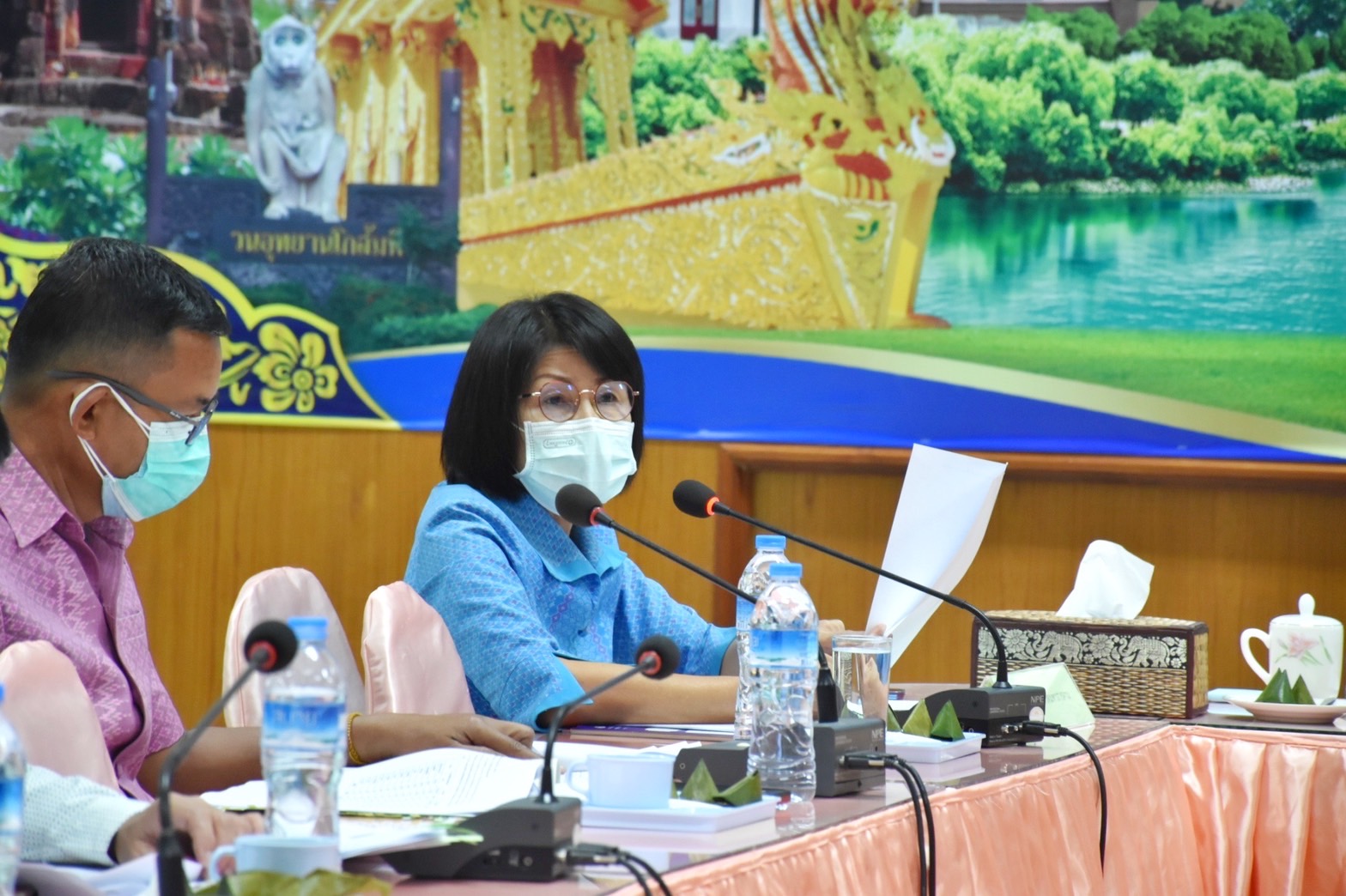 จังหวัดมหาสารคาม : ประชุมรับรองคุณภาพข้อมูลความจำเป็นพื้นฐาน (จปฐ.) และข้อมูลพื้นฐานระดับหมู่บ้าน (กชช.2ค) ระดับจังหวัด ประจำปี 2564