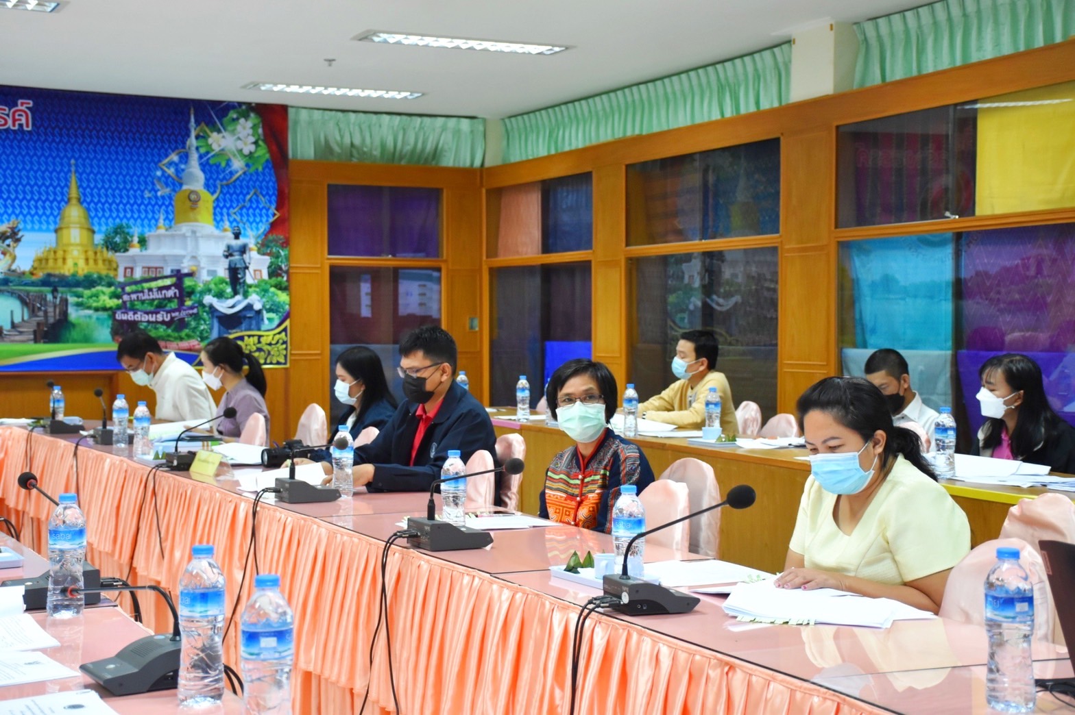 จังหวัดมหาสารคาม : ประชุมรับรองคุณภาพข้อมูลความจำเป็นพื้นฐาน (จปฐ.) และข้อมูลพื้นฐานระดับหมู่บ้าน (กชช.2ค) ระดับจังหวัด ประจำปี 2564