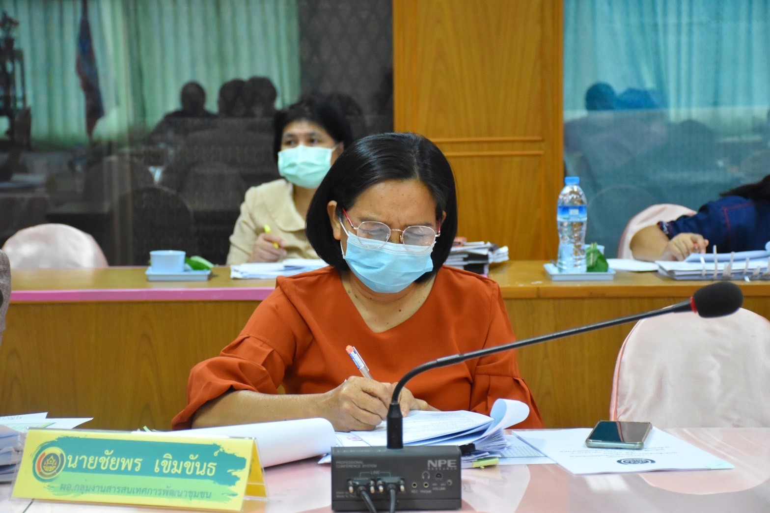 พจ.มหาสารคาม แจงนโยบาย ปลัด ก.มหาดไทย สานต่องาน พช. ในการประชุมประจำเดือนสำนักงานพัฒนาชุมชนจังหวัดมหาสารคาม