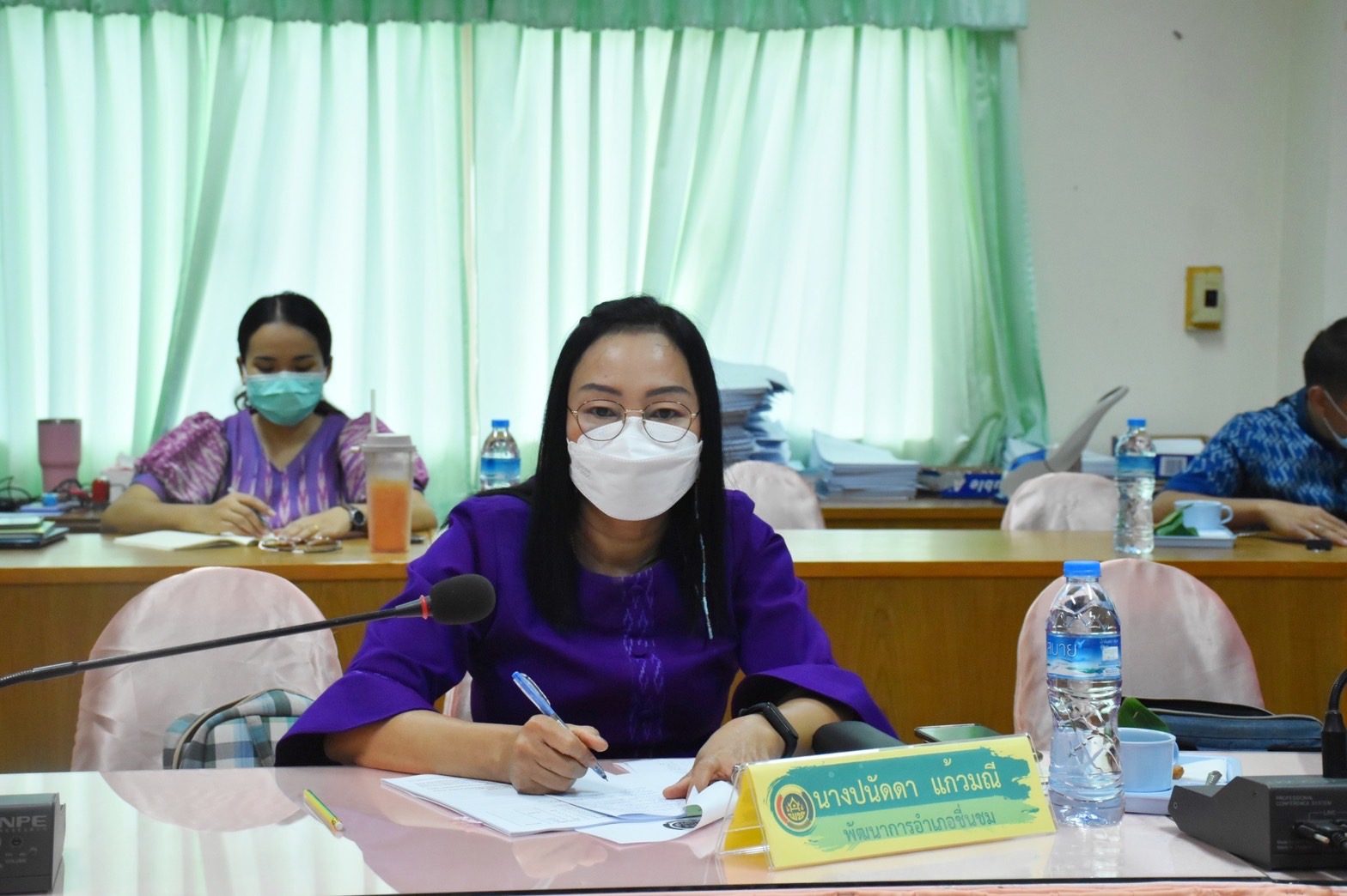 พจ.มหาสารคาม แจงนโยบาย ปลัด ก.มหาดไทย สานต่องาน พช. ในการประชุมประจำเดือนสำนักงานพัฒนาชุมชนจังหวัดมหาสารคาม