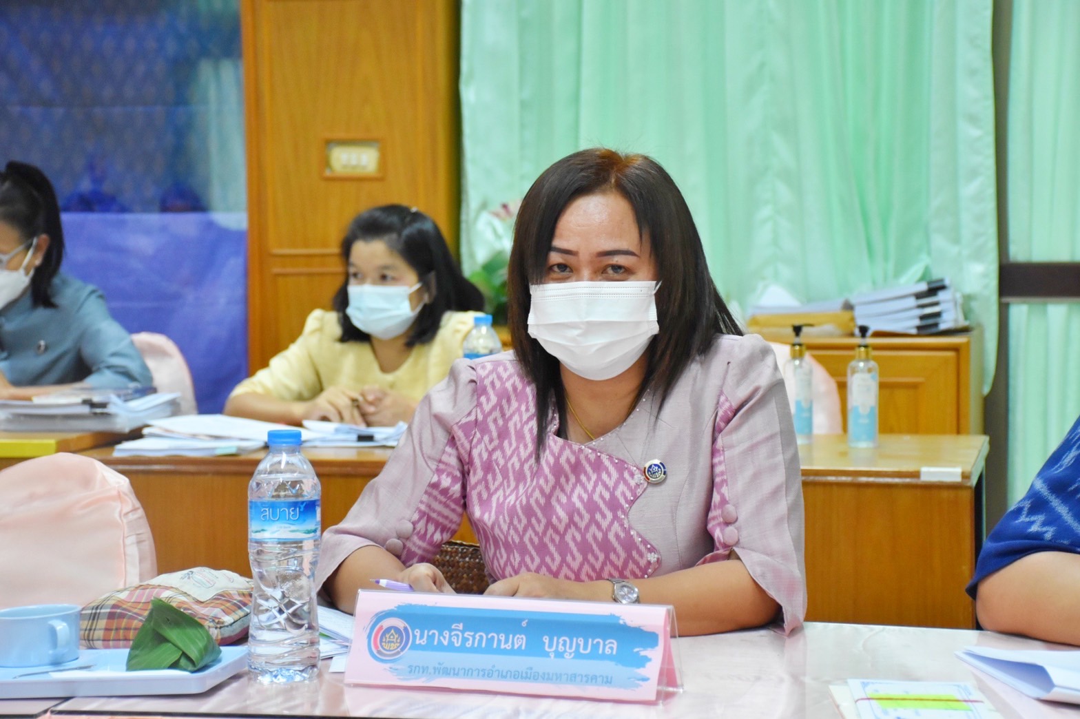พจ.มหาสารคาม แจงนโยบาย ปลัด ก.มหาดไทย สานต่องาน พช. ในการประชุมประจำเดือนสำนักงานพัฒนาชุมชนจังหวัดมหาสารคาม