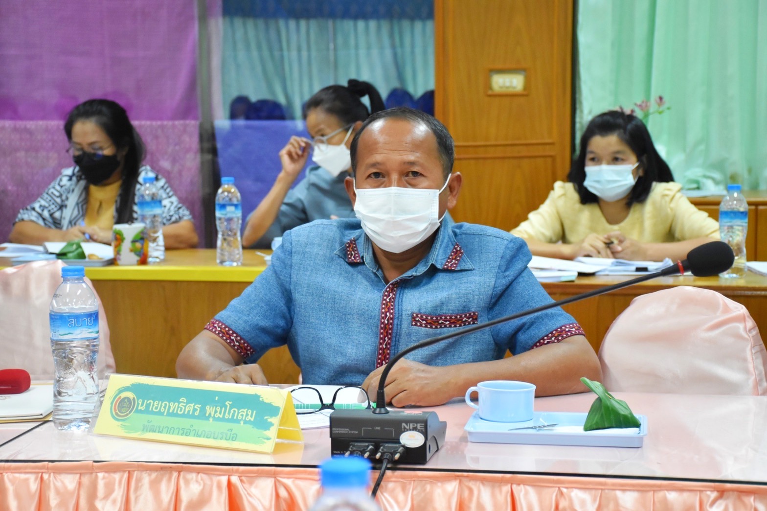 พจ.มหาสารคาม แจงนโยบาย ปลัด ก.มหาดไทย สานต่องาน พช. ในการประชุมประจำเดือนสำนักงานพัฒนาชุมชนจังหวัดมหาสารคาม