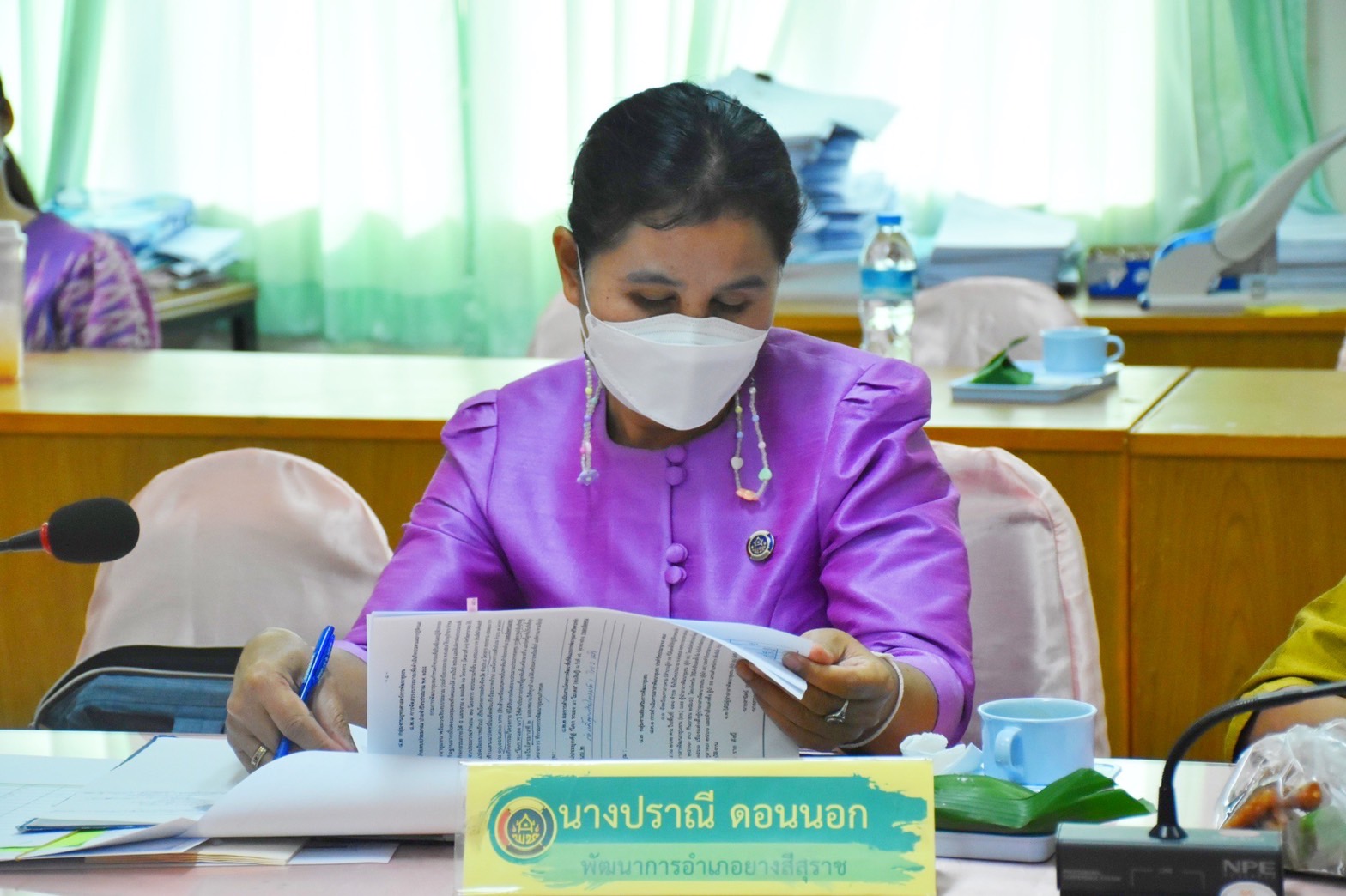 พจ.มหาสารคาม แจงนโยบาย ปลัด ก.มหาดไทย สานต่องาน พช. ในการประชุมประจำเดือนสำนักงานพัฒนาชุมชนจังหวัดมหาสารคาม