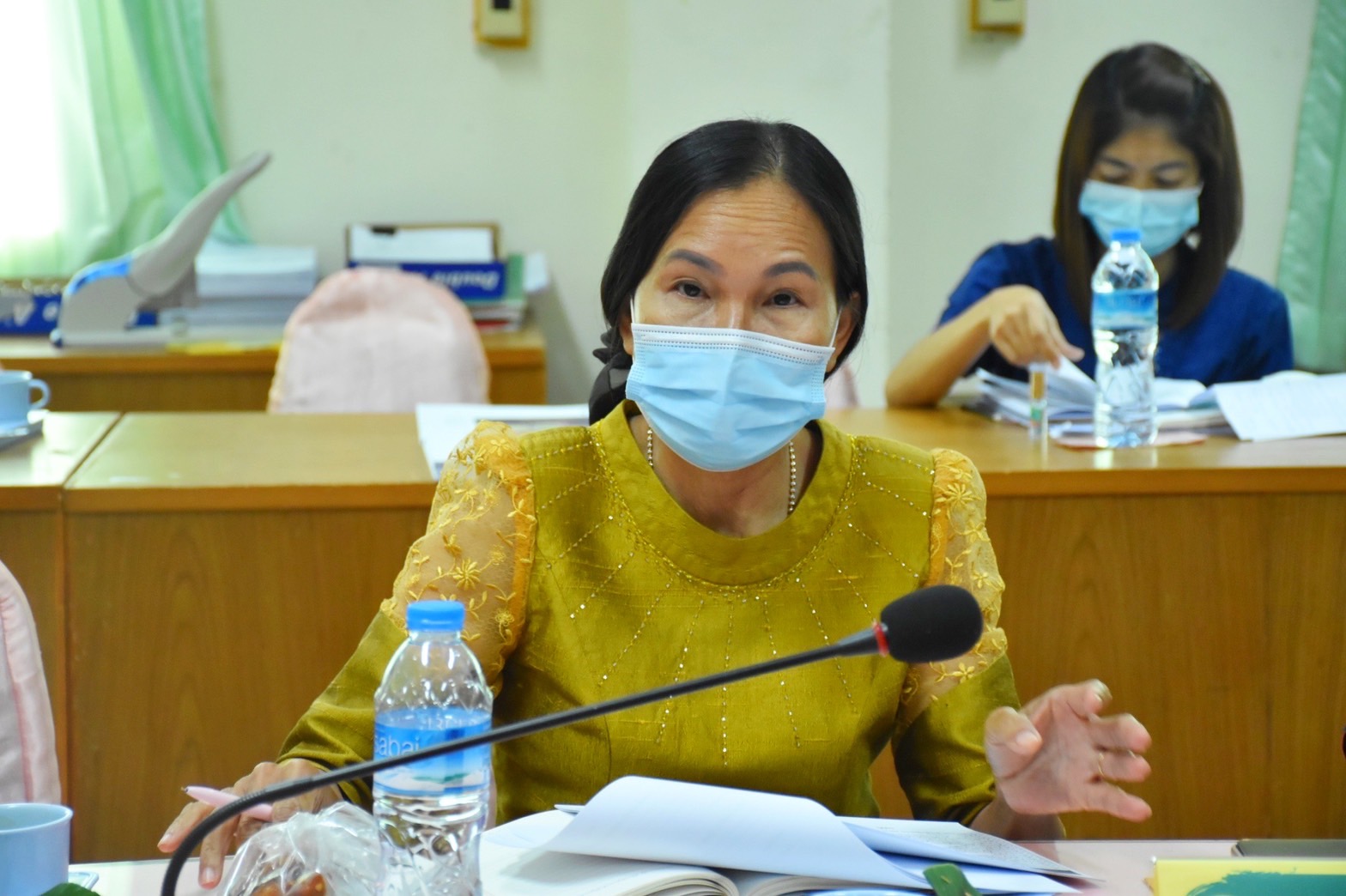 พจ.มหาสารคาม แจงนโยบาย ปลัด ก.มหาดไทย สานต่องาน พช. ในการประชุมประจำเดือนสำนักงานพัฒนาชุมชนจังหวัดมหาสารคาม