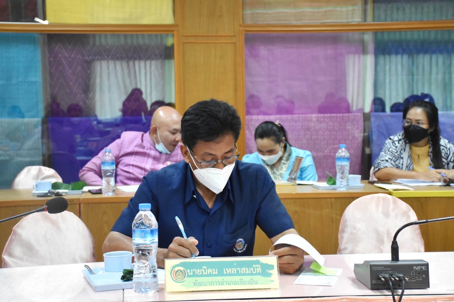พจ.มหาสารคาม แจงนโยบาย ปลัด ก.มหาดไทย สานต่องาน พช. ในการประชุมประจำเดือนสำนักงานพัฒนาชุมชนจังหวัดมหาสารคาม