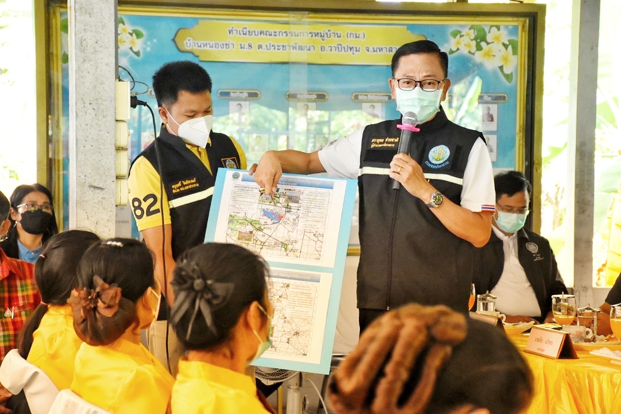 ผู้ตรวจราชการกรมการพัฒนาชุมชน ลงพื้นที่ จ.มหาสารคาม ร่วมกับคณะสมาชิกวุฒิสภาเพื่อรับฟังปัญหาความเดือดร้อนของประชาชน ตามโครงการวุฒิสภาพบประชาชนในพื้นที่ภาคตะวันออกเฉียงเหนือ (ตอนบน)