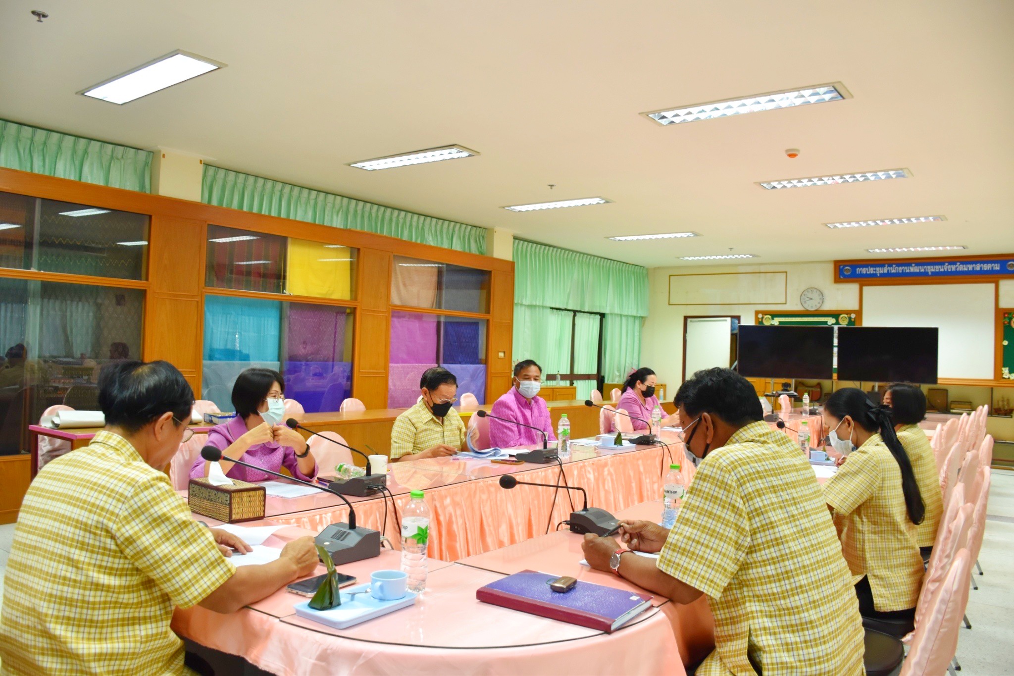 ?พช.มหาสารคามประชุมขับเคลื่อนงานทีมผู้นำอาสาพัฒนาบ้านเกิดจังหวัดมหาสารคาม ครั้งที่ 1/2564
