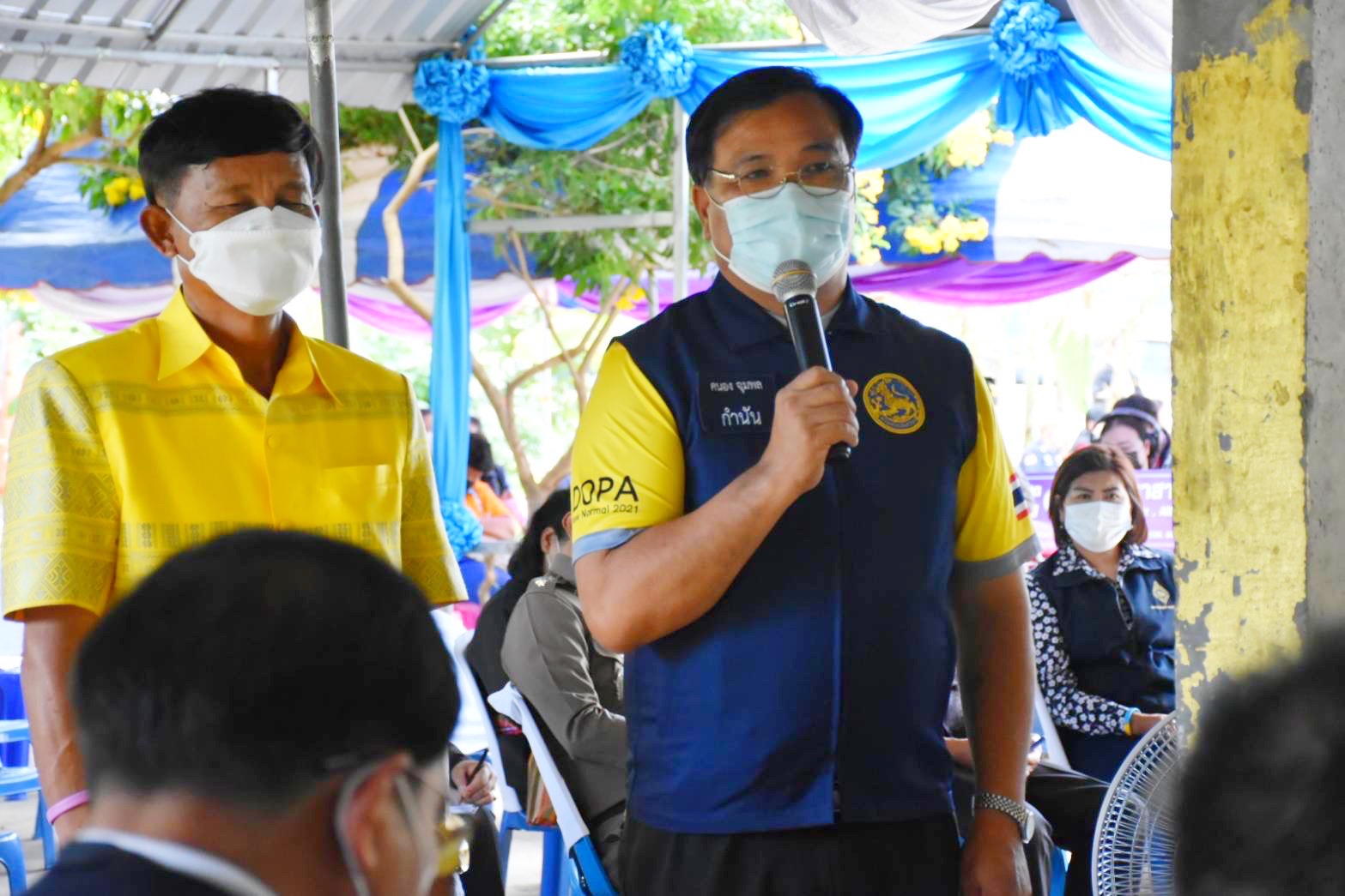 ผู้ตรวจราชการกรมการพัฒนาชุมชน ลงพื้นที่ จ.มหาสารคาม ร่วมกับคณะสมาชิกวุฒิสภาเพื่อรับฟังปัญหาความเดือดร้อนของประชาชน ตามโครงการวุฒิสภาพบประชาชนในพื้นที่ภาคตะวันออกเฉียงเหนือ (ตอนบน)