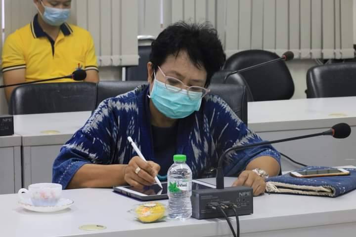 พช.มหาสารคาม เข้าร่วมประชุมเพื่อกำหนดแนวทางการส่งเสริมผ้าไหมจังหวัดมหาสารคาม