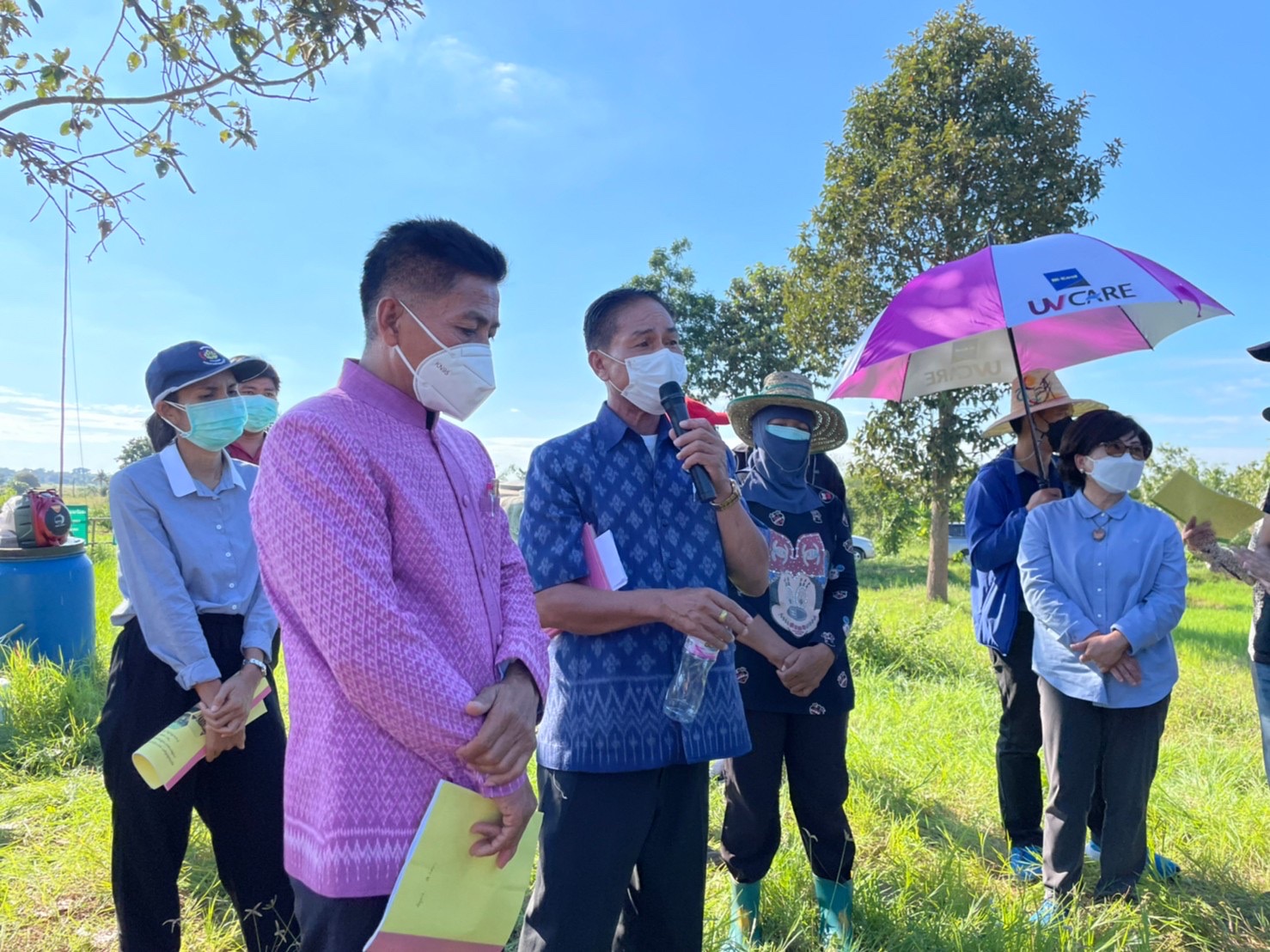 ?พช.มหาสารคาม ร่วมลงพื้นที่ติดตามประเด็นปัญหาความเสี่ยงต่อการทุจริต การดำเนินโครงการพัฒนาพื้นที่ต้นแบบการพัฒนาคุณภาพชีวิตตามหลักทฤษฎีใหม่ประยุกต์สู่ “โคก หนอง นา โมเดล” ในพื้นที่จังหวัดมหาสารคาม