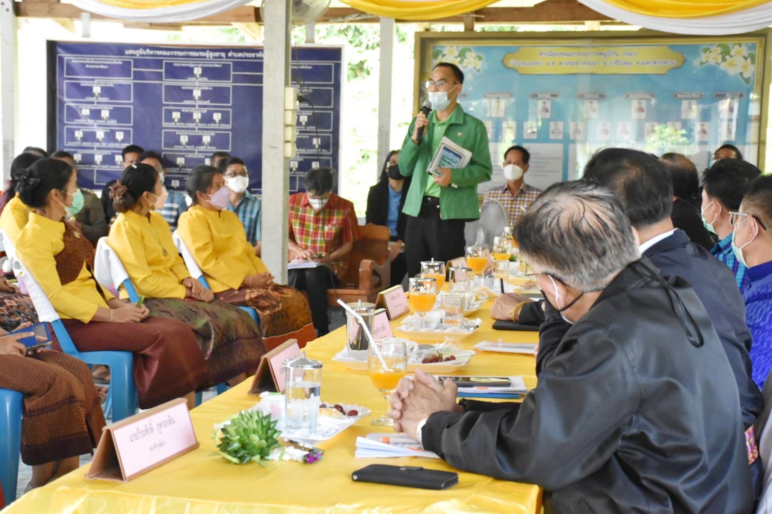 ผู้ตรวจราชการกรมการพัฒนาชุมชน ลงพื้นที่ จ.มหาสารคาม ร่วมกับคณะสมาชิกวุฒิสภาเพื่อรับฟังปัญหาความเดือดร้อนของประชาชน ตามโครงการวุฒิสภาพบประชาชนในพื้นที่ภาคตะวันออกเฉียงเหนือ (ตอนบน)