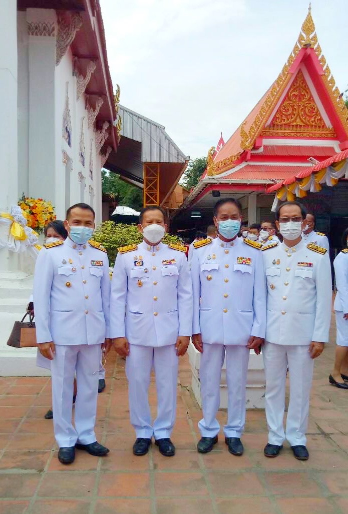พช.มหาสารคาม ร่วมทำบุญถวายผ้าพระกฐินพระราชทาน กรมการพัฒนาชุมชน ประจำปี พ.ศ.2564