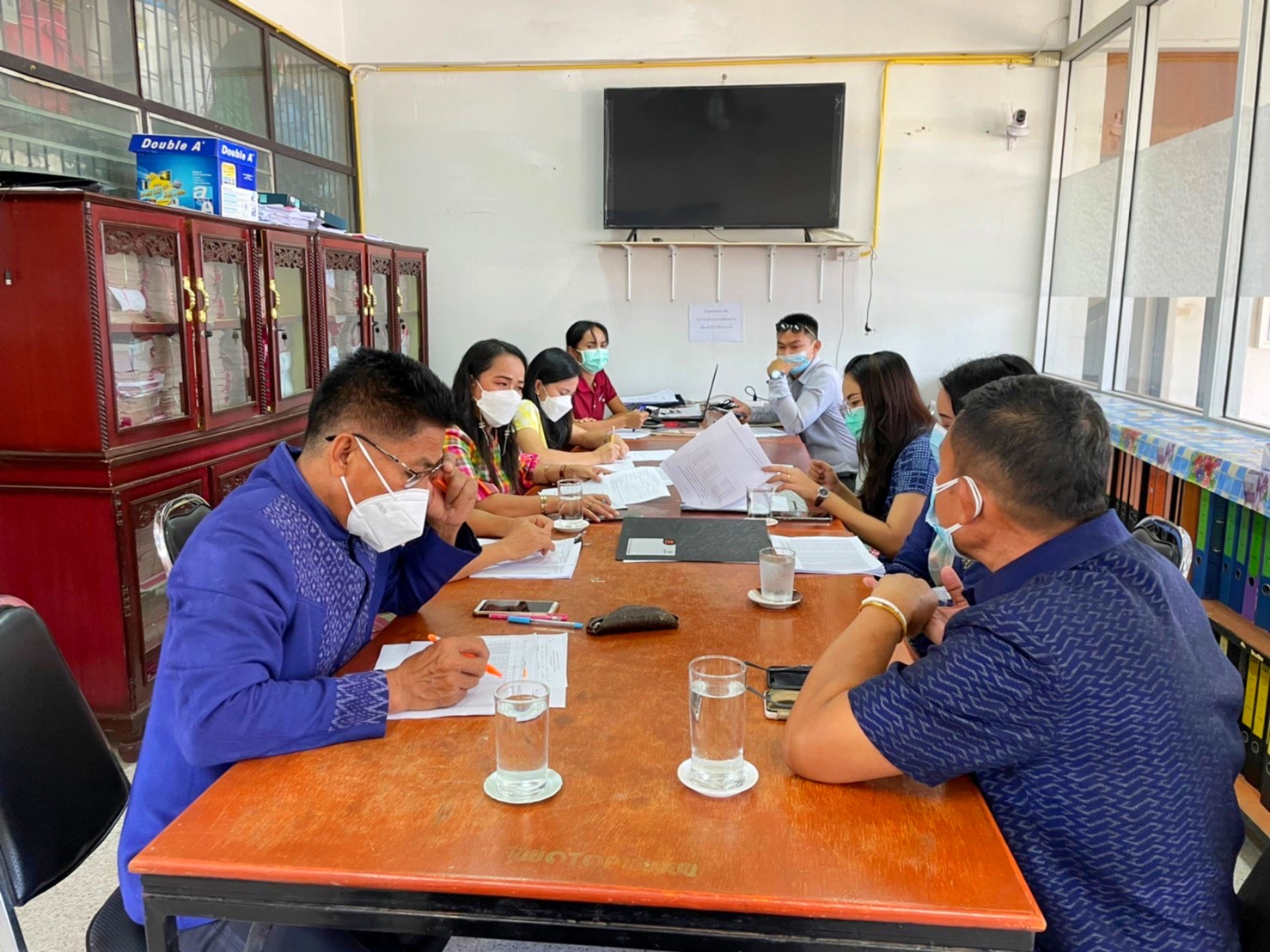?พช.มหาสารคาม ลงพื้นที่ติดตามสนับสนุนการบริหารการจัดการพัฒนาคนแบบชี้เป้า(TPMAP) ในการวางแผนและดำเนินการจัดเก็บข้อมูลให้รวดเร็วและทันต่อเวลา