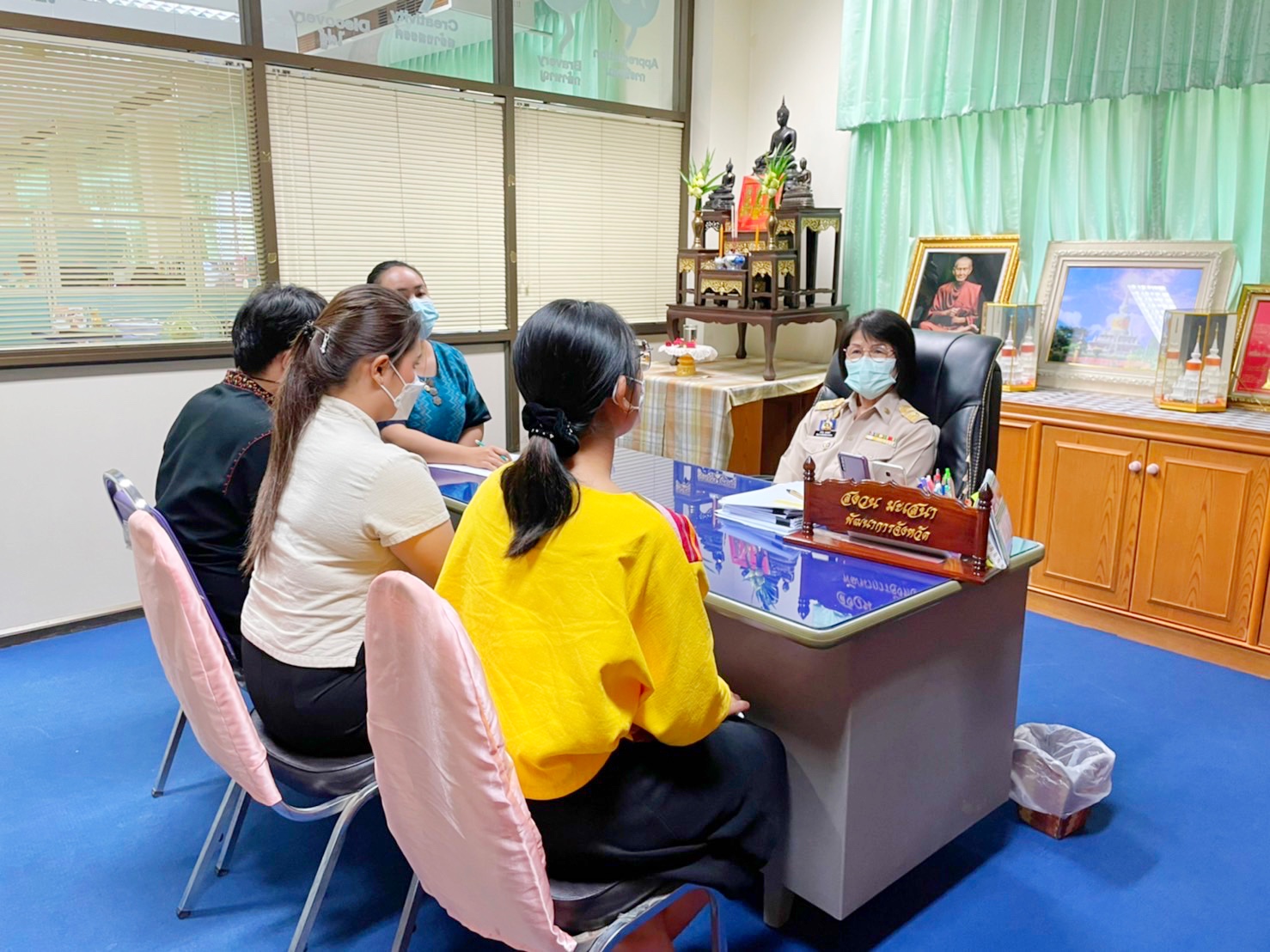 พช.มหาสารคาม ปฐมนิเทศนักการตลาดรุ่นใหม่  ประจำปีงบประมาณ พ.ศ.๒๕๖๕