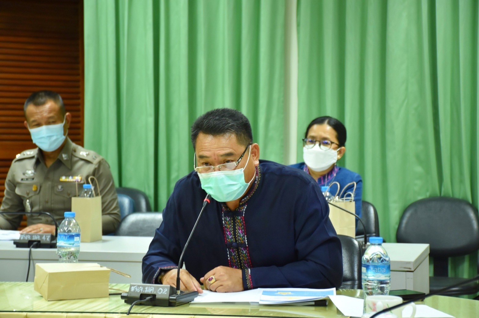 ?จังหวัดมหาสารคาม รับฟังการประชุมมอบนโยบายการขับเคลื่อนการขจัดความยากจนและพัฒนาคนทุกช่วงวัยอย่างยั่งยืนตามหลักปรัชญาของเศรษฐกิจพอเพียง ผ่านระบบวีดิทัศน์ทางไกล (Video Conference System – VCS) และผ่านระบบ VDO Streaming กระทรวงมหาดไทย       