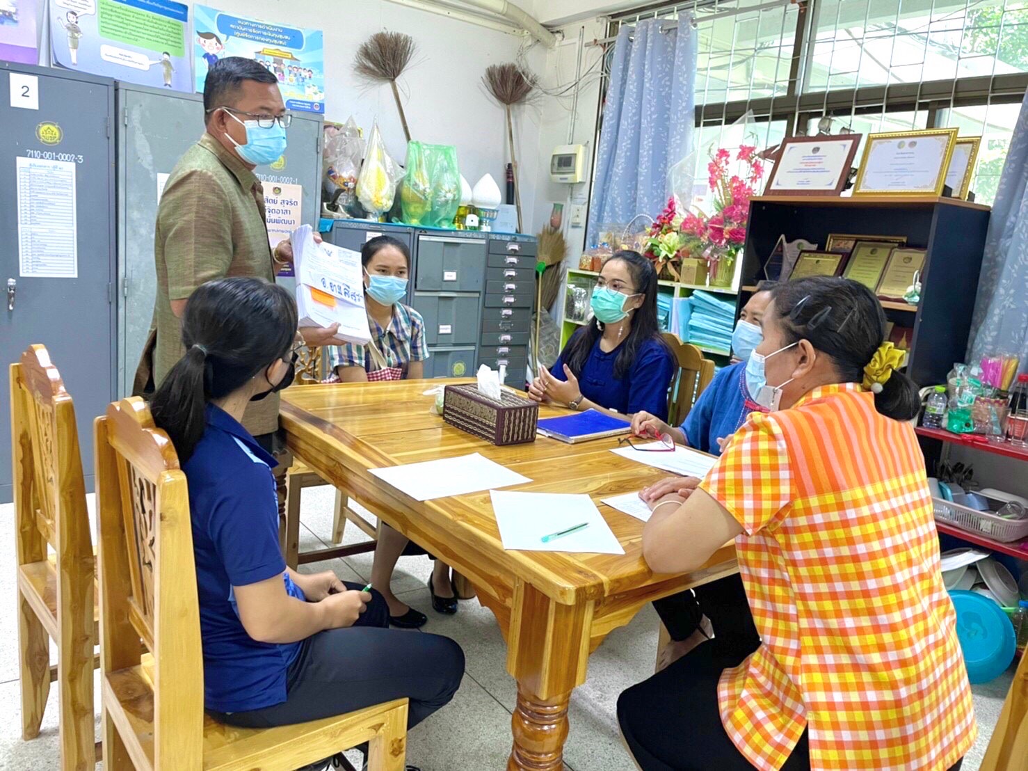 ?พช.มหาสารคาม ลงพื้นที่ติดตามสนับสนุนการบริหารการจัดการพัฒนาคนแบบชี้เป้า(TPMAP) ในการวางแผนและดำเนินการจัดเก็บข้อมูลให้รวดเร็วและทันต่อเวลา