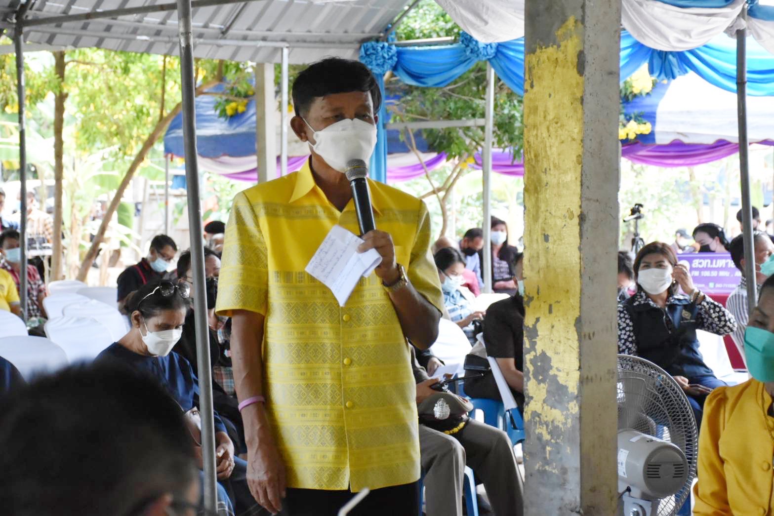 ผู้ตรวจราชการกรมการพัฒนาชุมชน ลงพื้นที่ จ.มหาสารคาม ร่วมกับคณะสมาชิกวุฒิสภาเพื่อรับฟังปัญหาความเดือดร้อนของประชาชน ตามโครงการวุฒิสภาพบประชาชนในพื้นที่ภาคตะวันออกเฉียงเหนือ (ตอนบน)