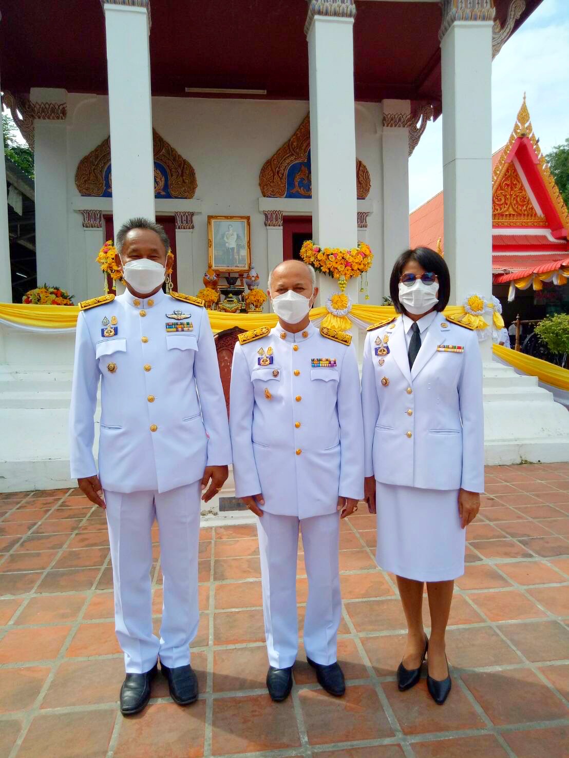 พช.มหาสารคาม ร่วมทำบุญถวายผ้าพระกฐินพระราชทาน กรมการพัฒนาชุมชน ประจำปี พ.ศ.2564