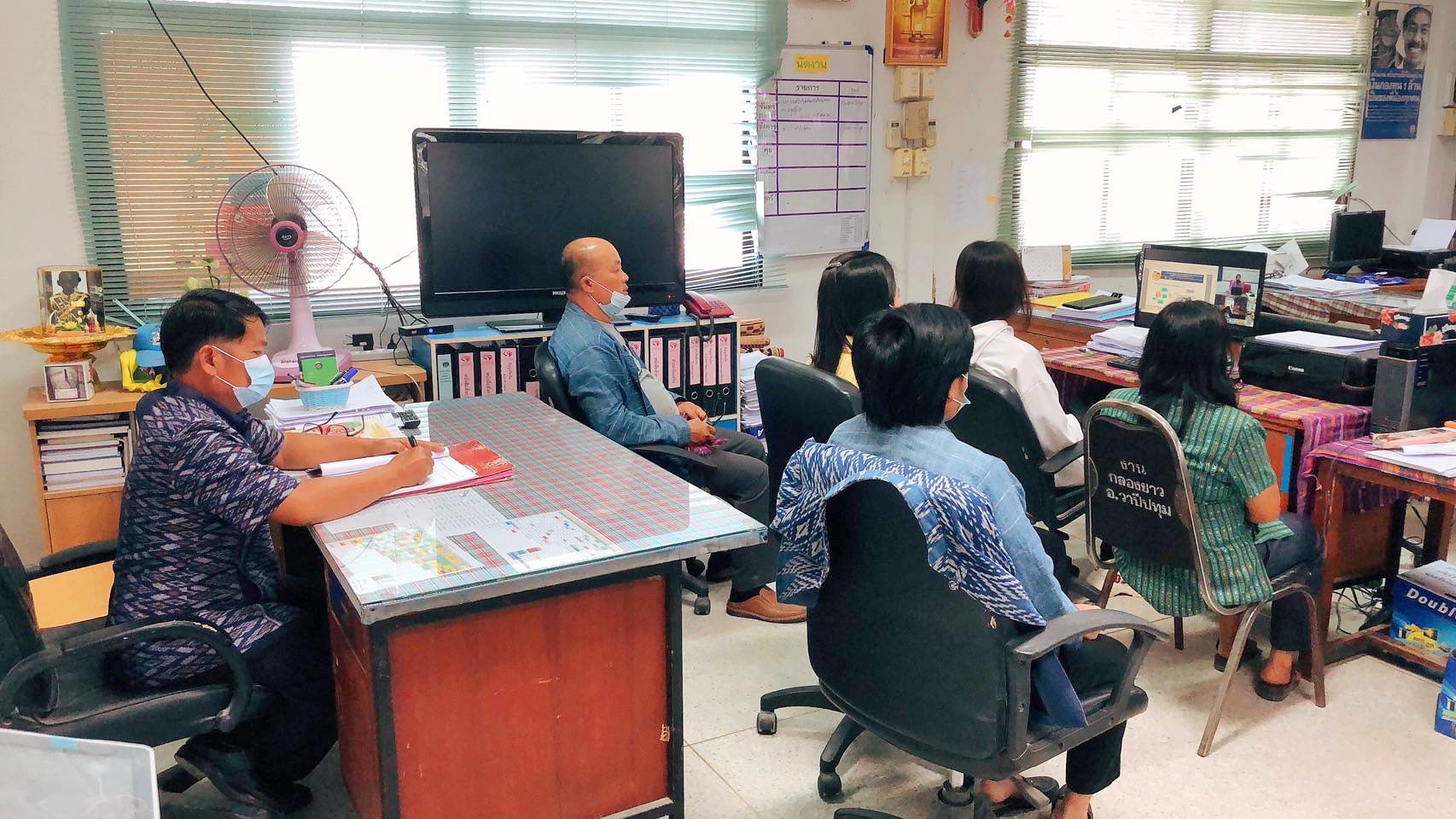 ?พช.มหาสารคาม “ร่วมประชุมรับการตรวจเยี่ยมส่วนราชการระดับกรม ในสังกัดกระทรวงมหาดไทย ผ่านระบบ Zoom Cloud Meeting”