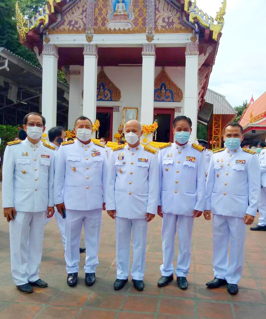 พช.มหาสารคาม ร่วมทำบุญถวายผ้าพระกฐินพระราชทาน กรมการพัฒนาชุมชน ประจำปี พ.ศ.2564