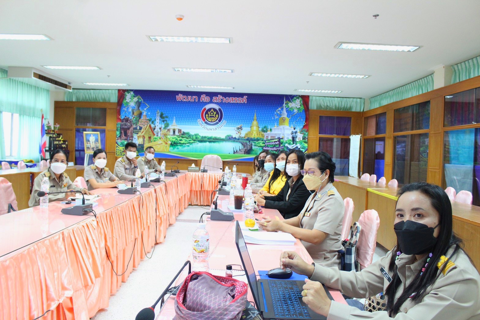 ?พช.มหาสารคามเข้าร่วมประชุมเชิงปฏิบัติการเพิ่มประสิทธิภาพบุคลากรด้านการเงิน การคลัง การบัญชี และพัสดุ ระหว่างวันที่ 20-23 ธันวาคม 2564 ผ่านระบบ Video Conference