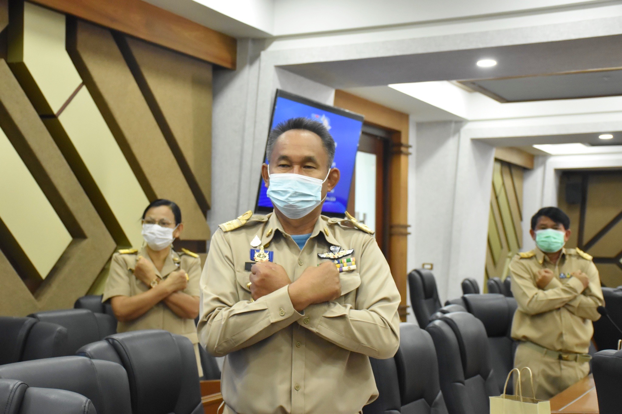?พช.มหาสารคามเข้าร่วมงานวันต่อต้านคอร์รัปชันสากล (ประเทศไทย) จังหวัดมหาสารคาม และการประชุมคณะอนุกรรมการดำเนินงานตามยุทธศาสตร์ชาติว่าด้วยการป้องกันและปราบปรามทุจริตจังหวัดมหาสารคาม ครั้งที่ ๒/๒๕๖๔