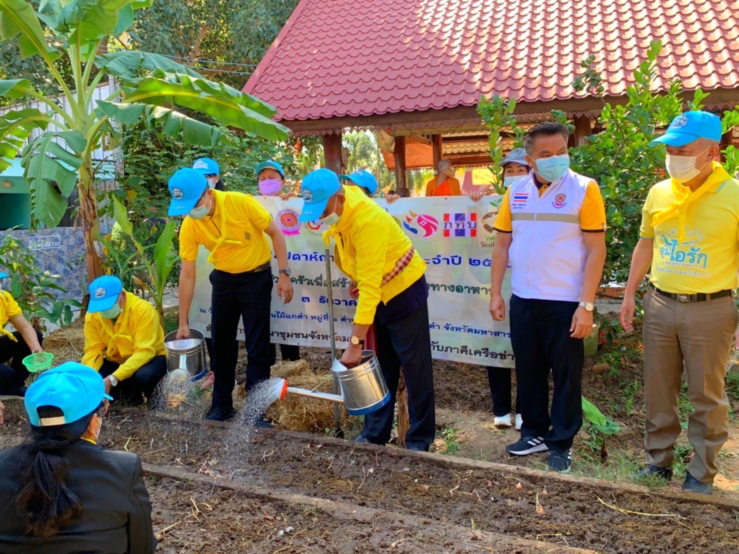 ? พช.มหาสารคาม บูรณาการ “บวร” ( บ้าน วัด ราชการ) จัดกิจกรรม “สัปดาห์การพัฒนา” ประจำปี 2564