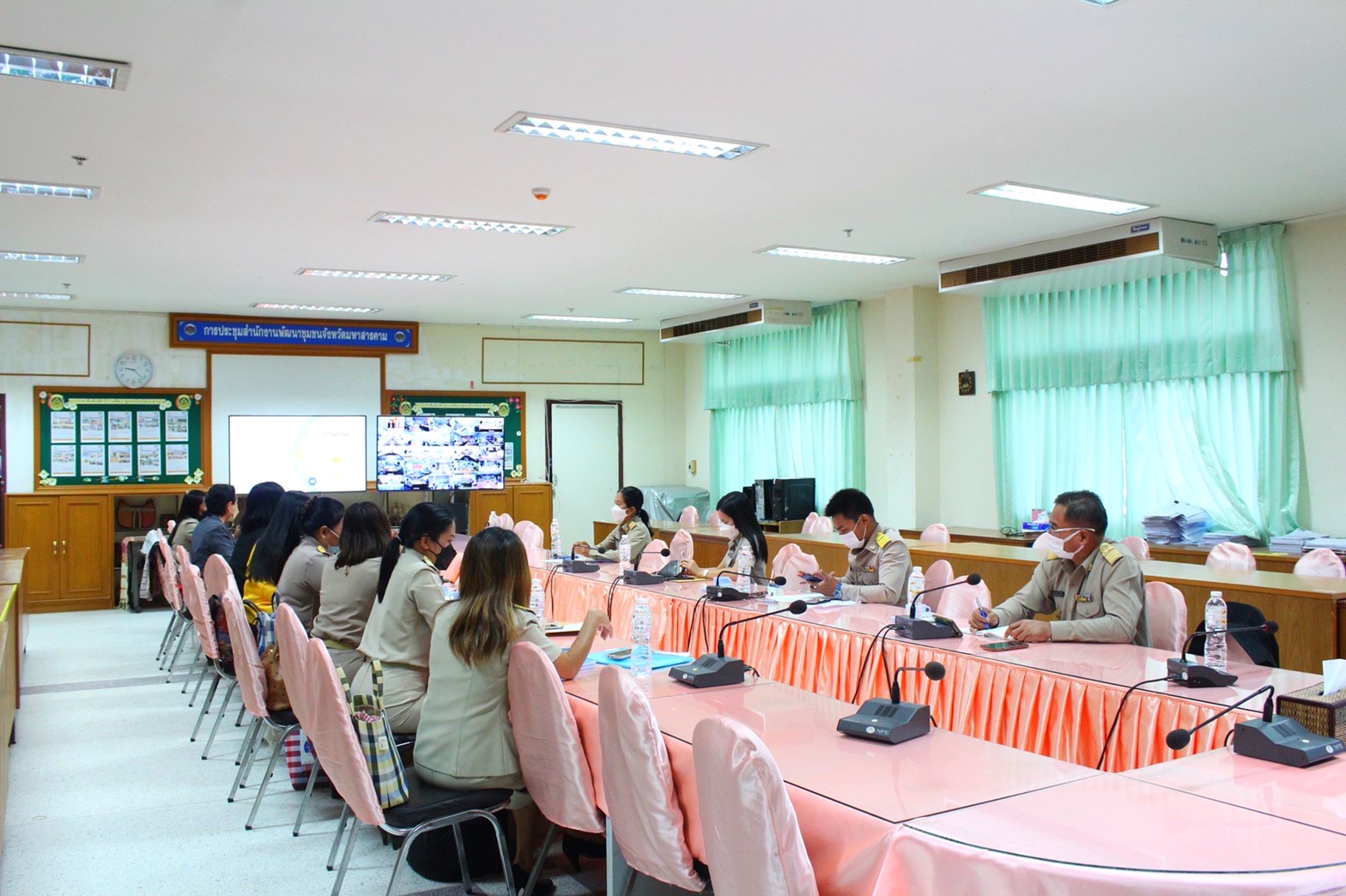 ?พช.มหาสารคามเข้าร่วมประชุมเชิงปฏิบัติการเพิ่มประสิทธิภาพบุคลากรด้านการเงิน การคลัง การบัญชี และพัสดุ ระหว่างวันที่ 20-23 ธันวาคม 2564 ผ่านระบบ Video Conference